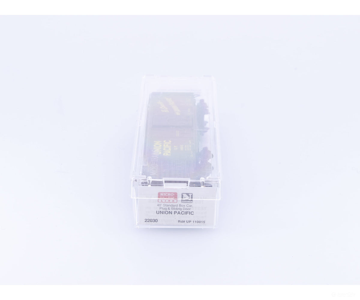 Micro Trains 22030 N Boxcar 40’ Steel Combo Door Union Pacific (UP) 110015 - Freight Cars