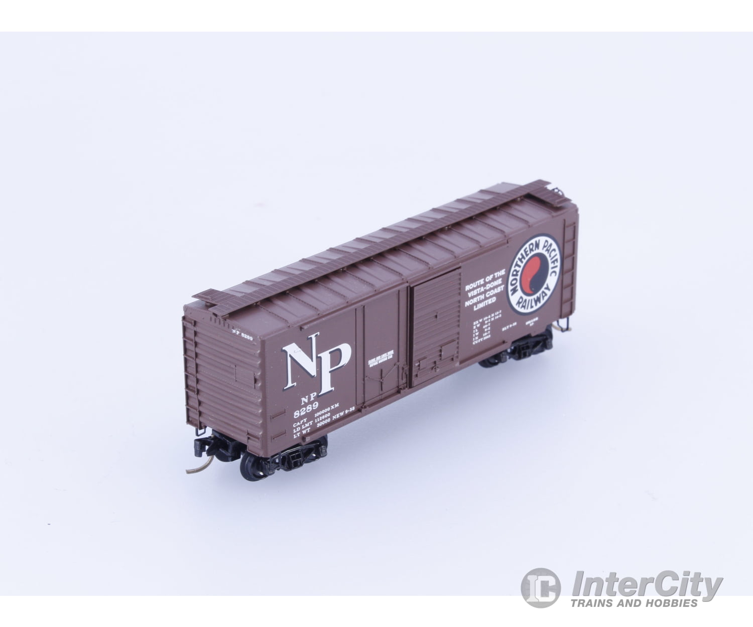 Micro Trains 22040 N 40’ Combination Door Boxcar Northern Pacific (NP) 8289 Freight Cars