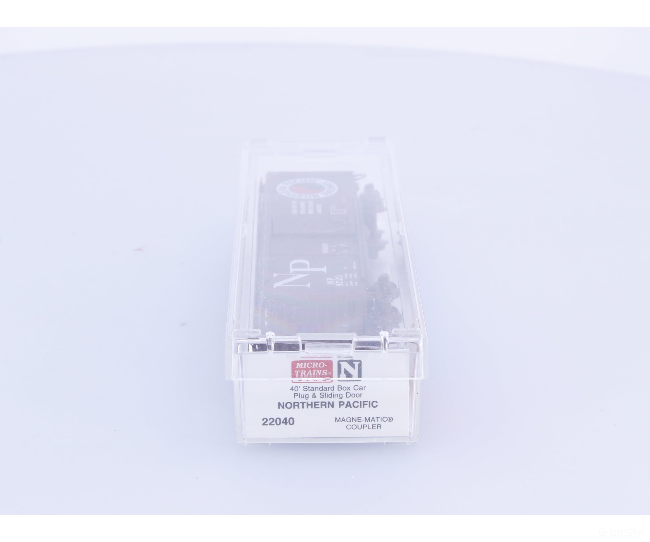 Micro Trains 22040 N 40’ Steel Combo Door Boxcar Northern Pacific (NP) 8723 Freight Cars