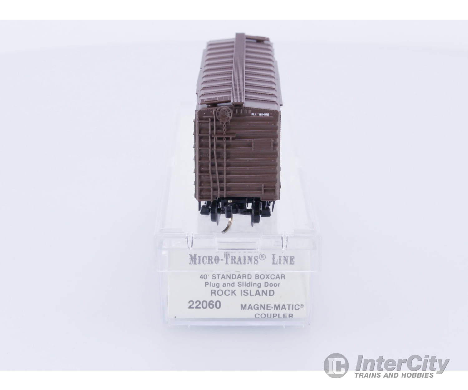 Micro Trains 22060 N Boxcar 40’ Steel Combo Door Chicago Rock Island and Pacific (ROCK) 161495 Freight Cars