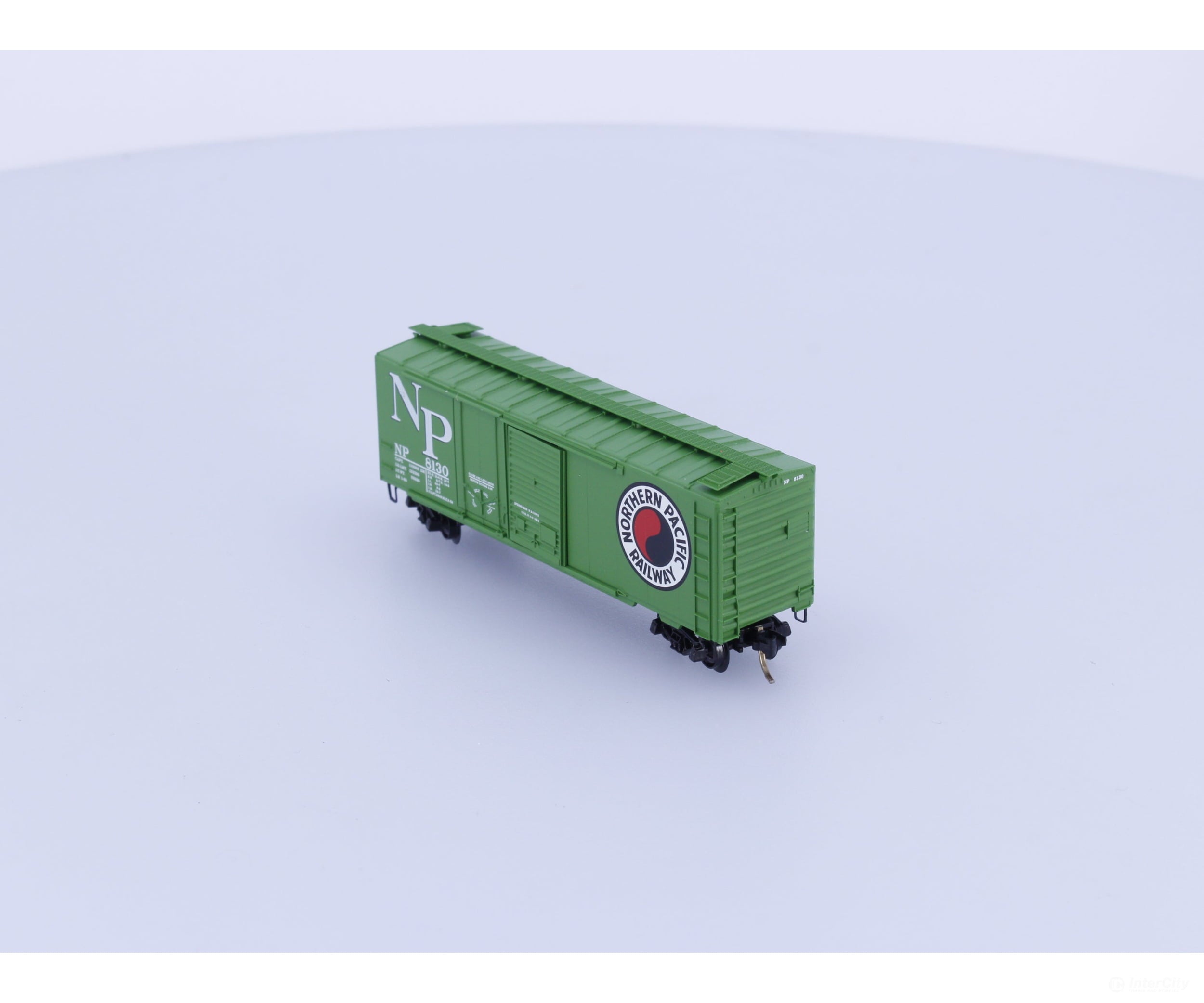 Micro Trains 22090 N Boxcar 40’ Steel Combo Door Northern Pacific (NP) 8130 Freight Cars