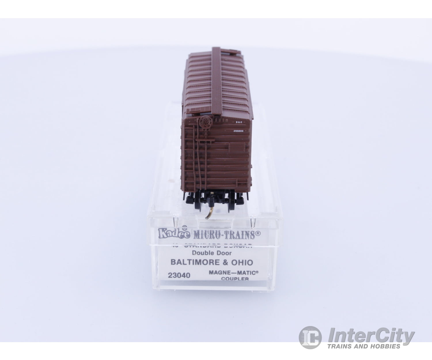 Micro Trains 23040 N 40’ Standard Box Car Double Doors Baltimore and Ohio (BO) 298899 Freight Cars