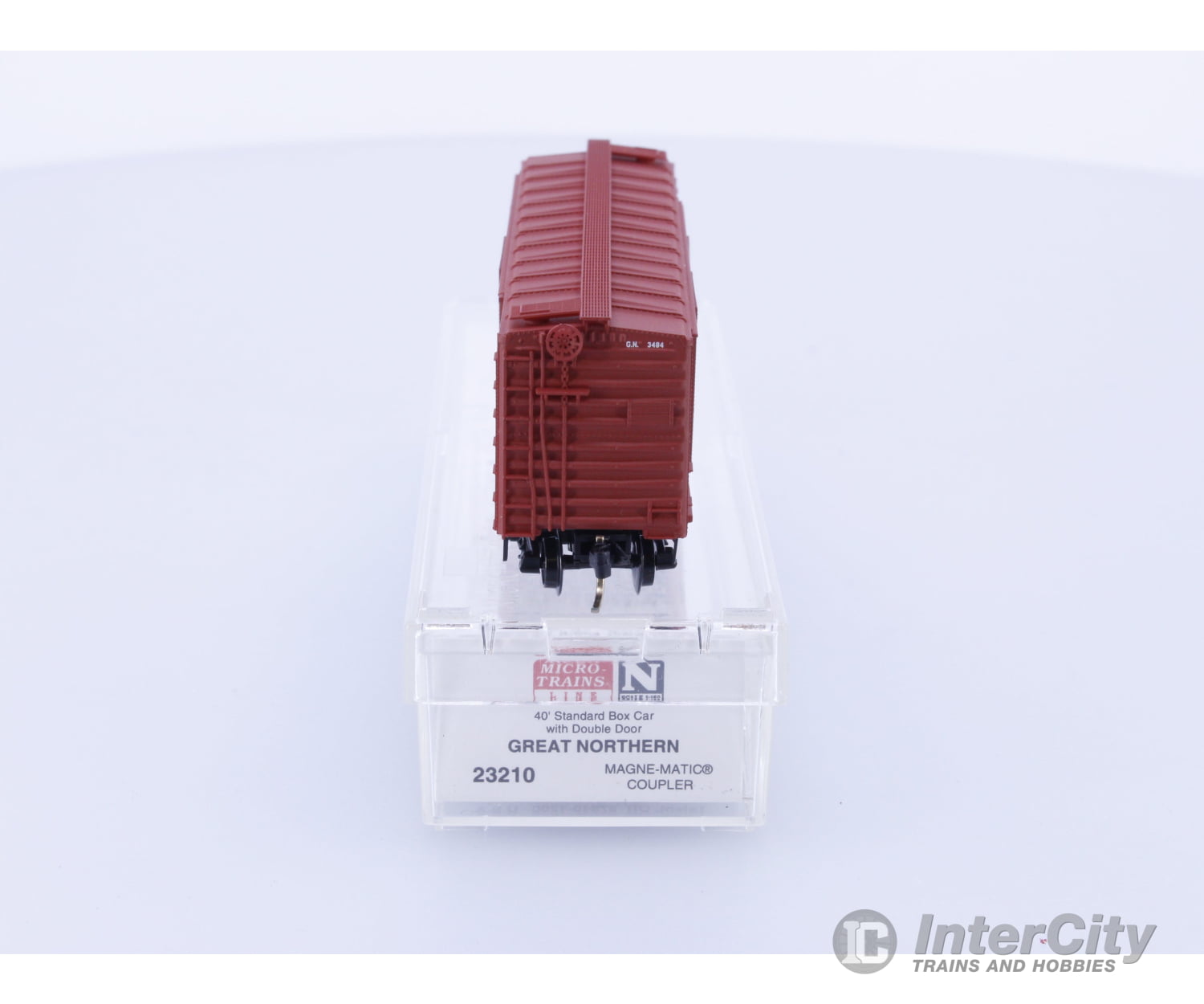 Micro Trains 23210 N Boxcar 40’ Great Northern (GN) 3484 Freight Cars