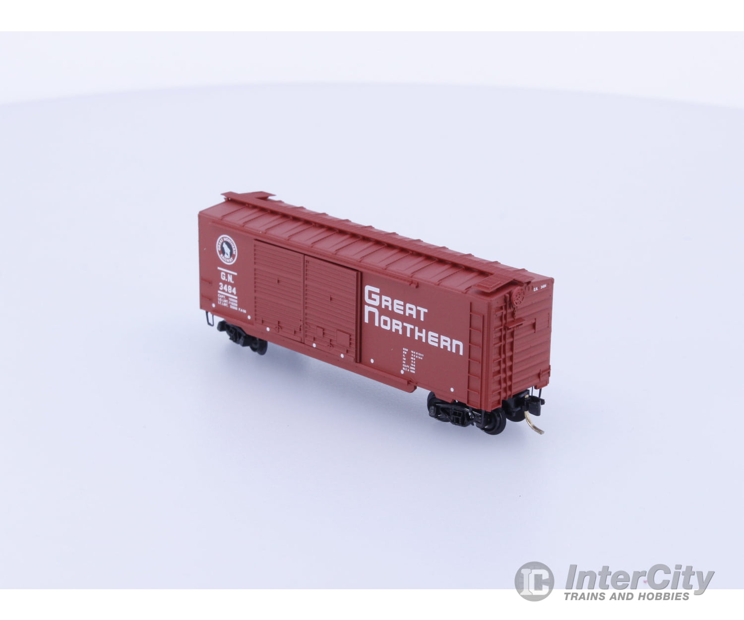 Micro Trains 23210 N Boxcar 40’ Great Northern (GN) 3484 Freight Cars