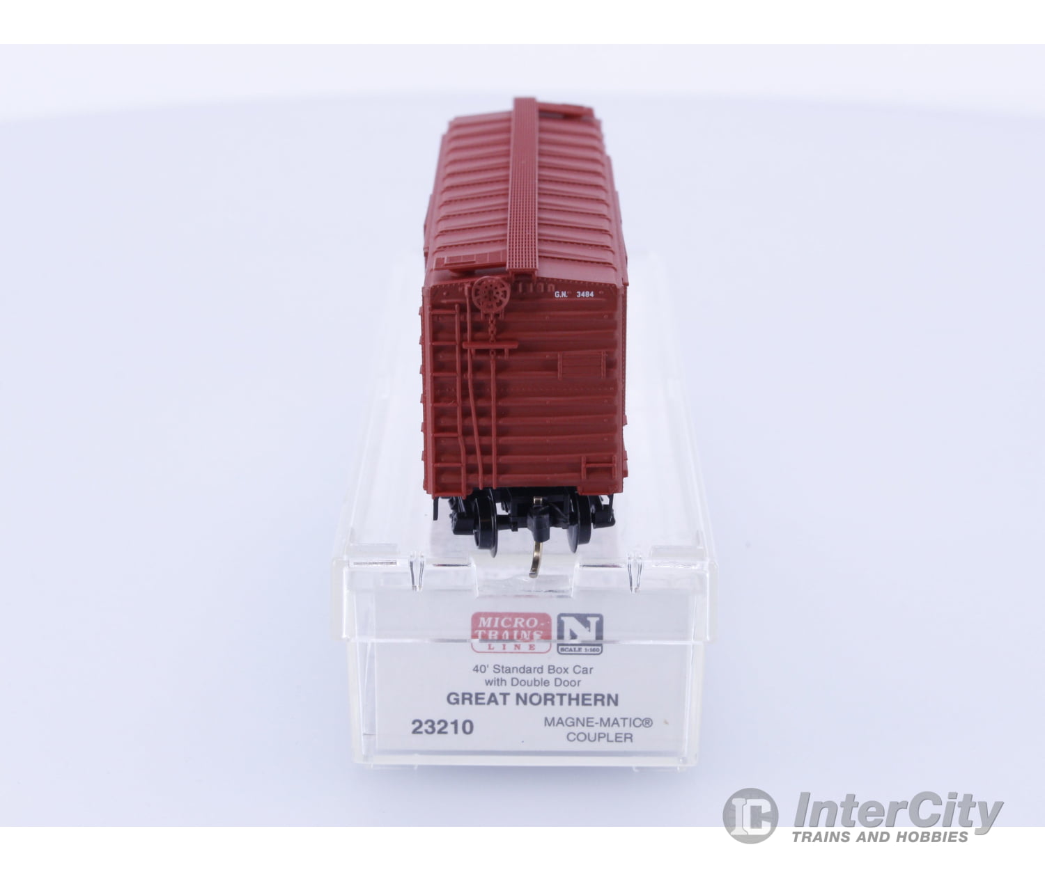 Micro Trains 23210 N Boxcar 40’ PS-1 Great Northern (GN) 3484 Freight Cars