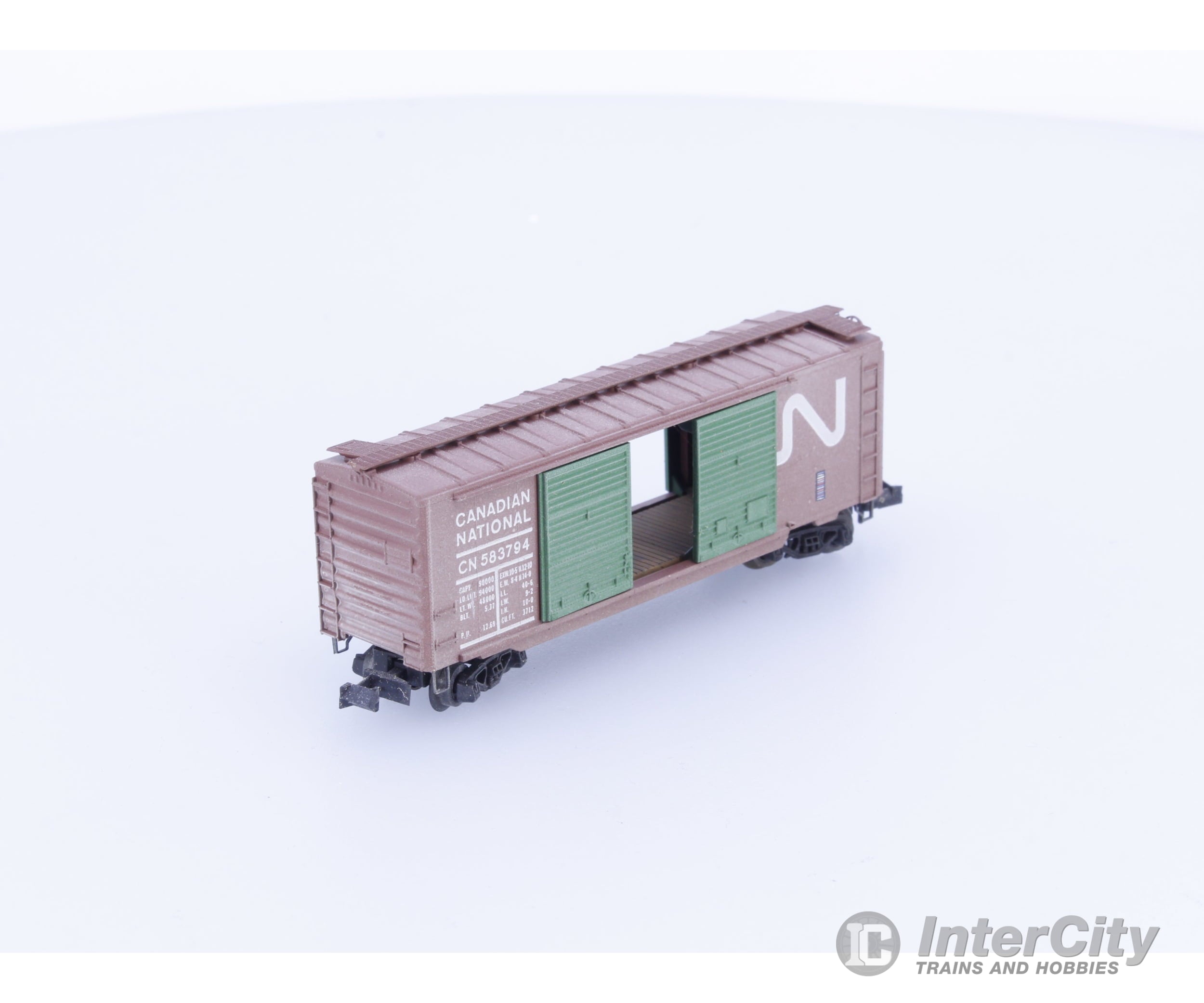 Micro Trains 23214 N 40’ Double Door Boxcar Canadian National (CN) 583794 Freight Cars