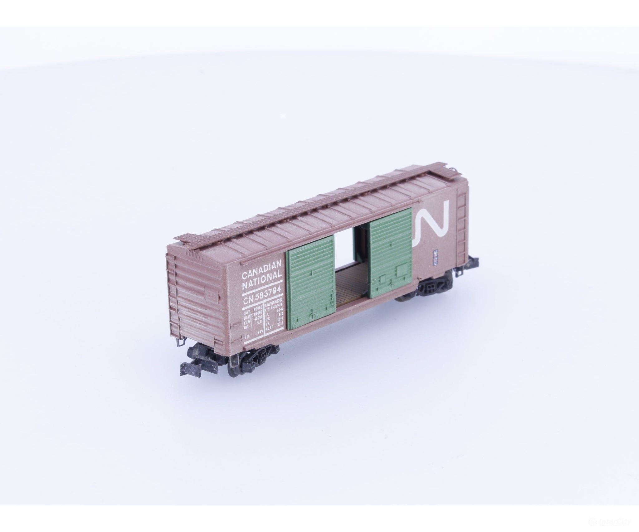Micro Trains 23214 N 40’ Double Door Boxcar Canadian National (CN) 583794 Freight Cars