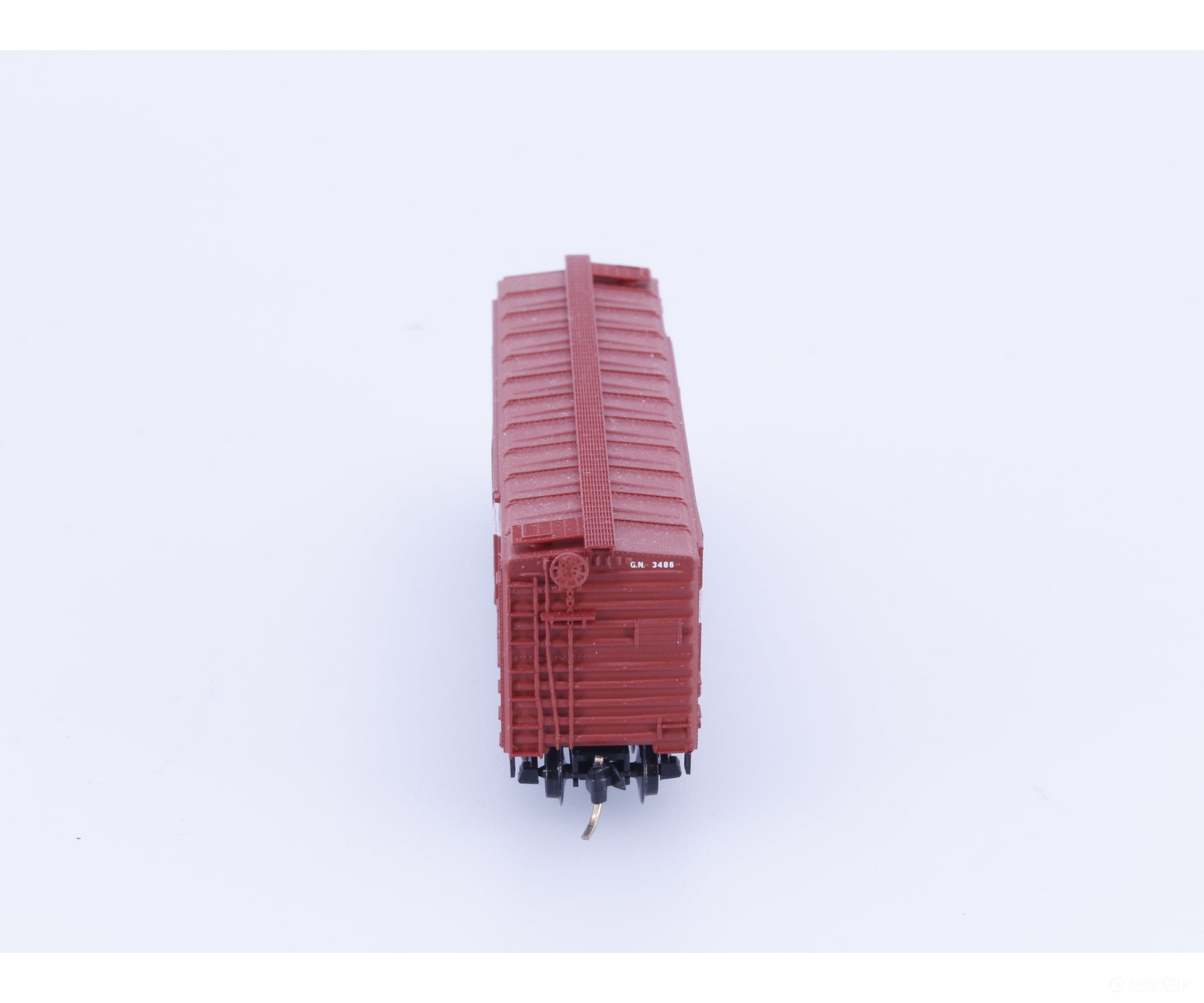 Micro Trains 23220 N 40’ Double Door Boxcar Circus Train Car Great Northern (GN) 3486 Freight Cars