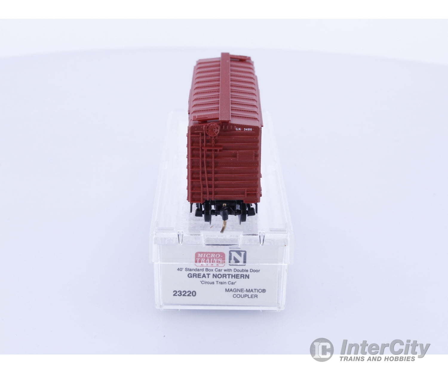 Micro Trains 23220 N Boxcar 40’ Great Northern (GN) 3486 Freight Cars