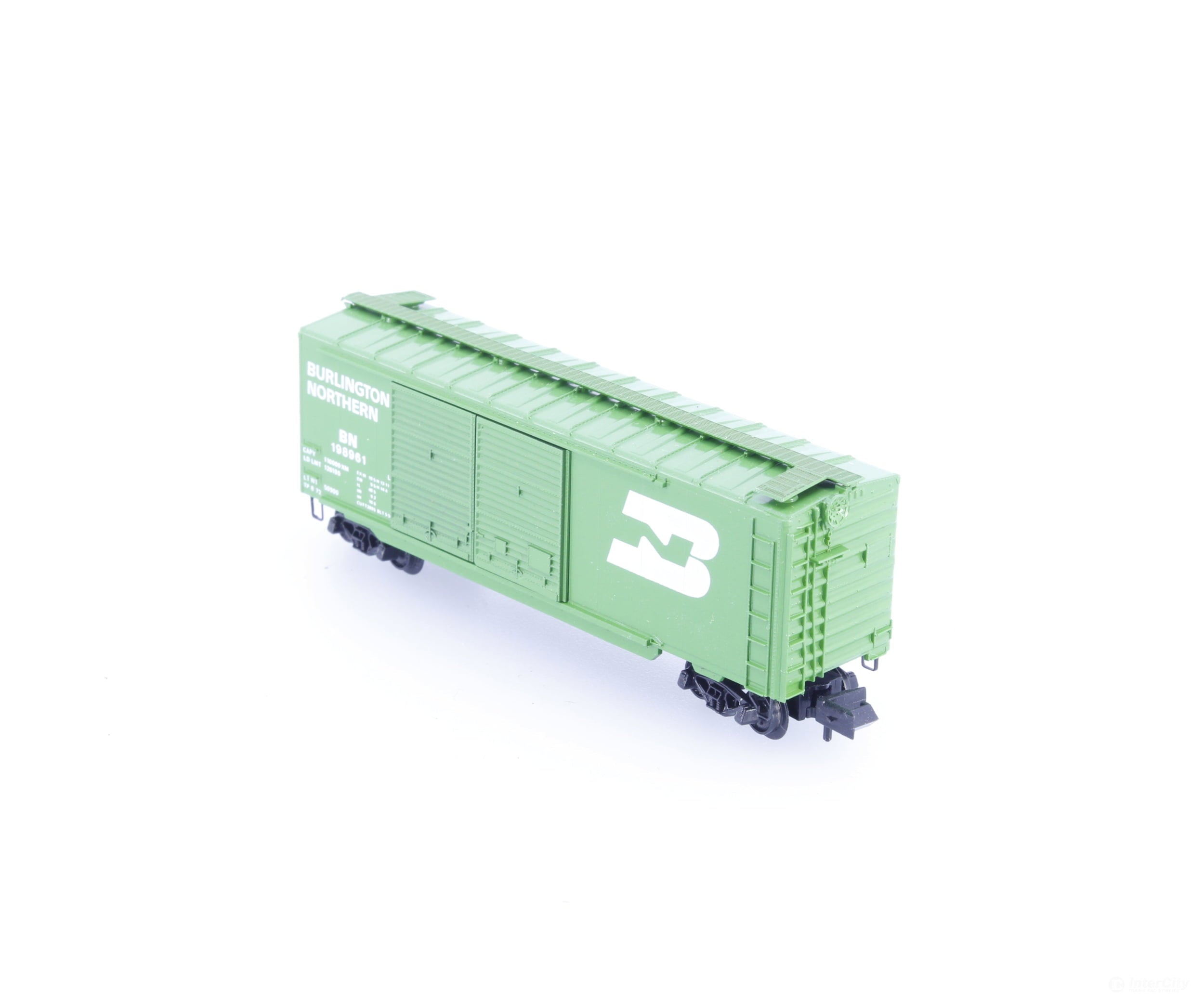 Micro Trains 23231-1 N 40’ Double Door Boxcar Burlington Northern (BN) 198961 - Freight Cars