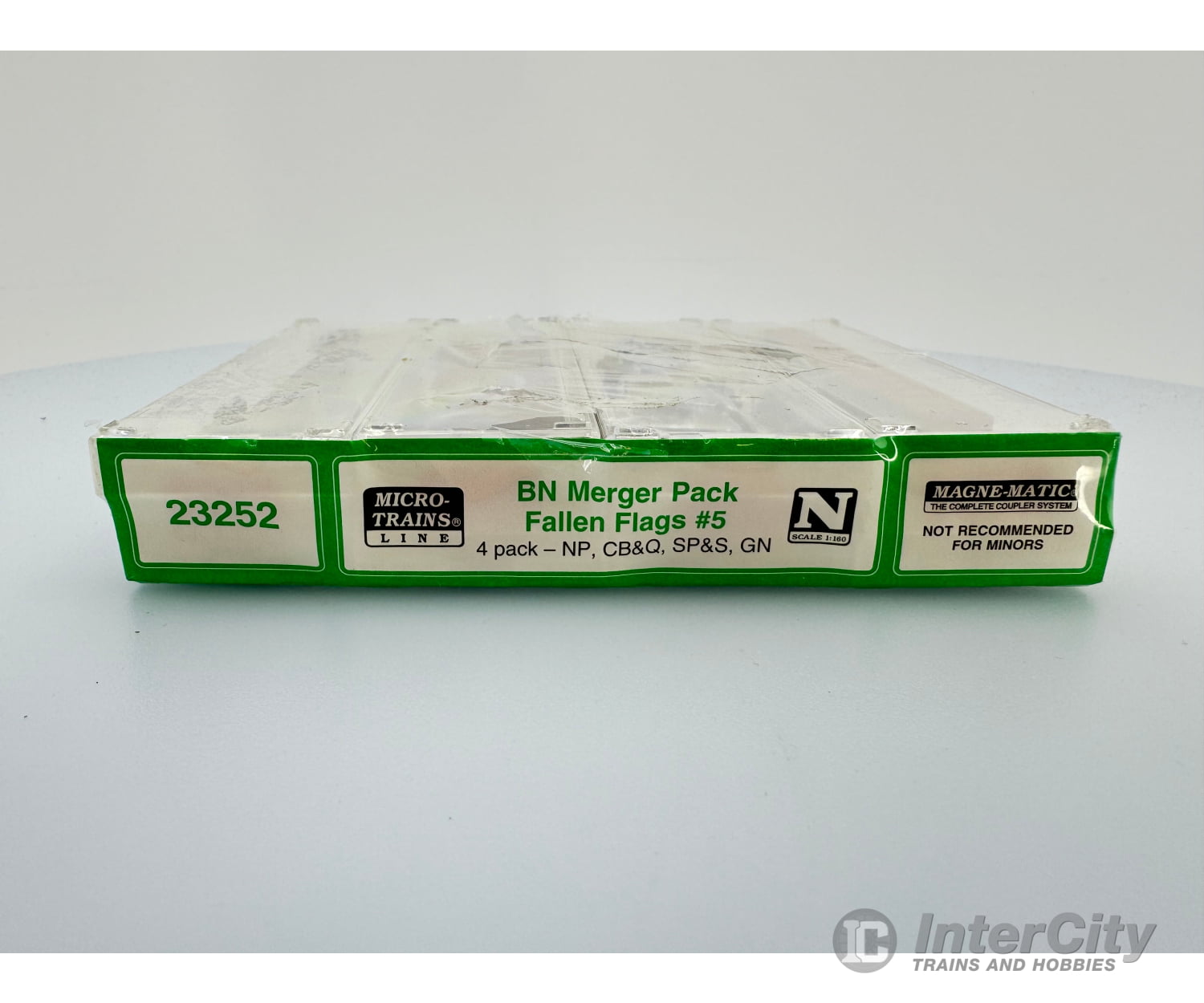 Micro Trains 23252 N Bn Merger Pack Fallen Flags #5 4 Burlington Northern (Bn) Freight Cars