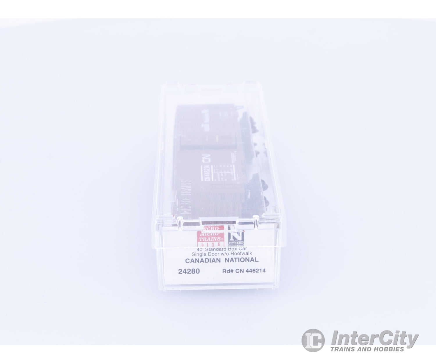 Micro Trains 24280 N 40’ Single Door Boxcar Canadian National (CN) 446214 Freight Cars