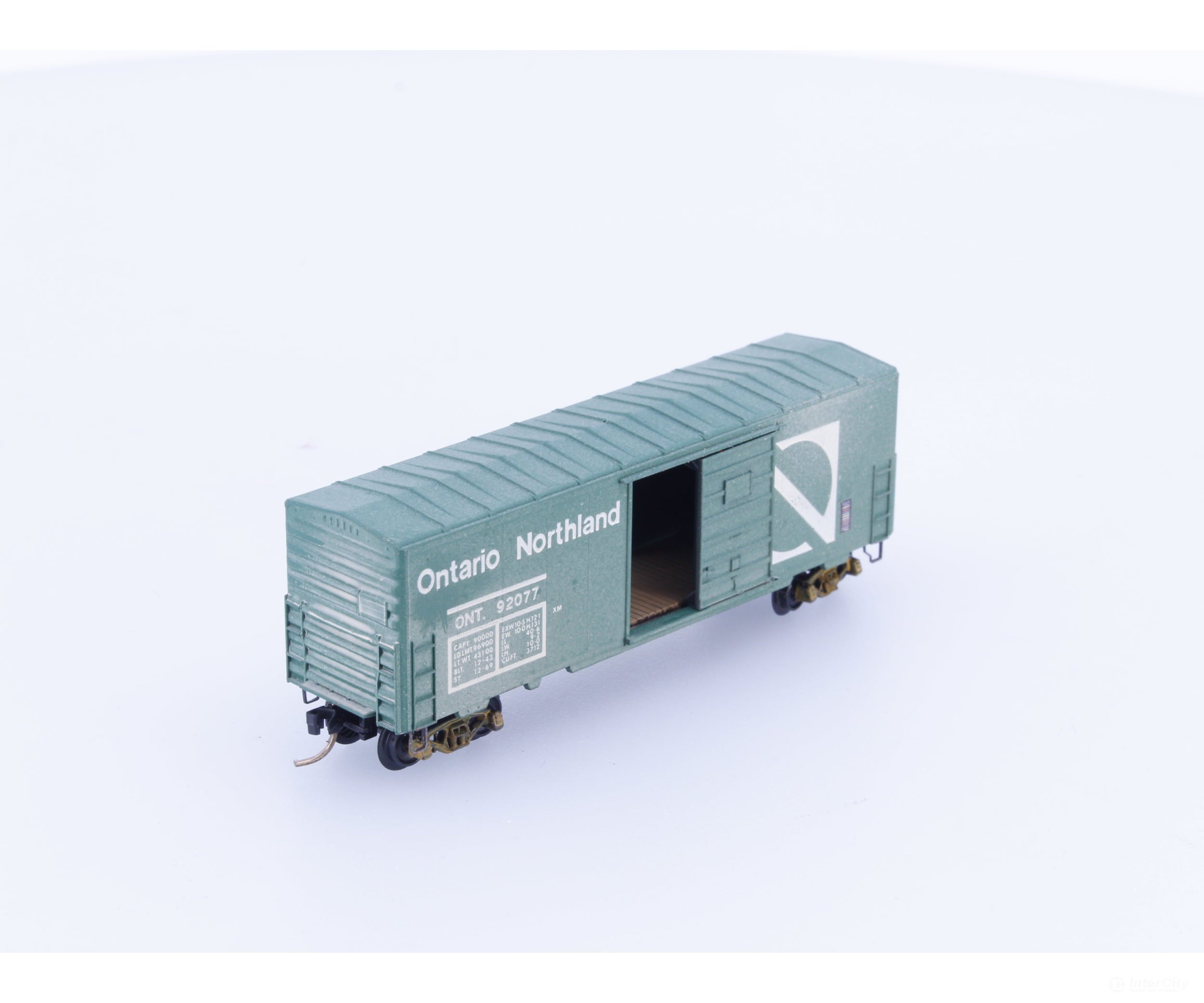 Micro Trains 24377-1 N 40’ Single Door Boxcar Ontario Northland (ONT) 92077 Freight Cars