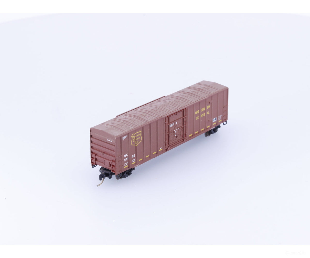 Micro Trains 27200 N 50’ Plug Door Boxcar Wisconsin Central (WC) 27102 - Freight Cars