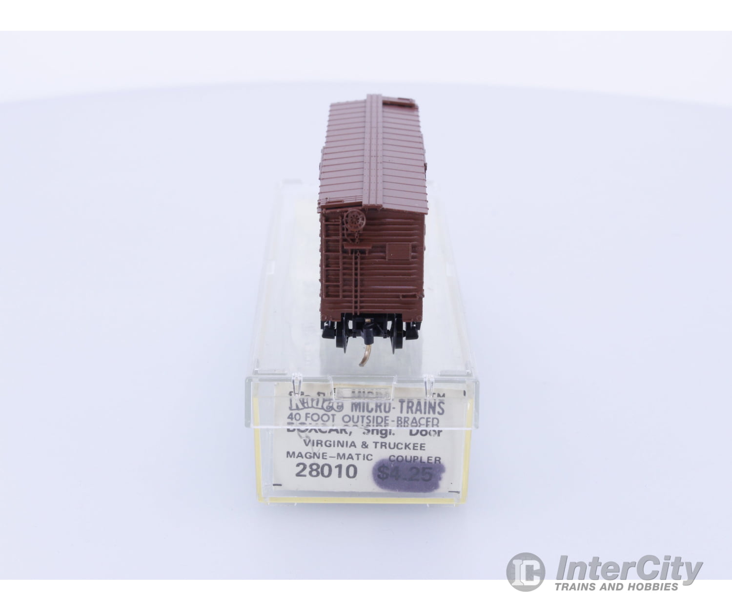 Micro Trains 28010 N Boxcar 40’ Wood Sheathed Outside Braced Virginia & Truckee V&T 1015 Freight Cars