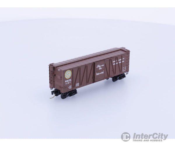 Micro Trains 28020 N 40’ Outside Braced Box Car Maryland and Pennsylvania Pennsylvania (PRR) 1157 Freight Cars