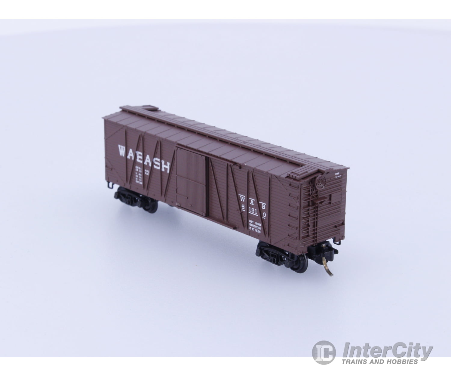 Micro Trains 28050 N Boxcar 40’ Wood Sheathed Outside Braced Wabash WAB Wabash Railroad (WAB) 81510 Freight Cars