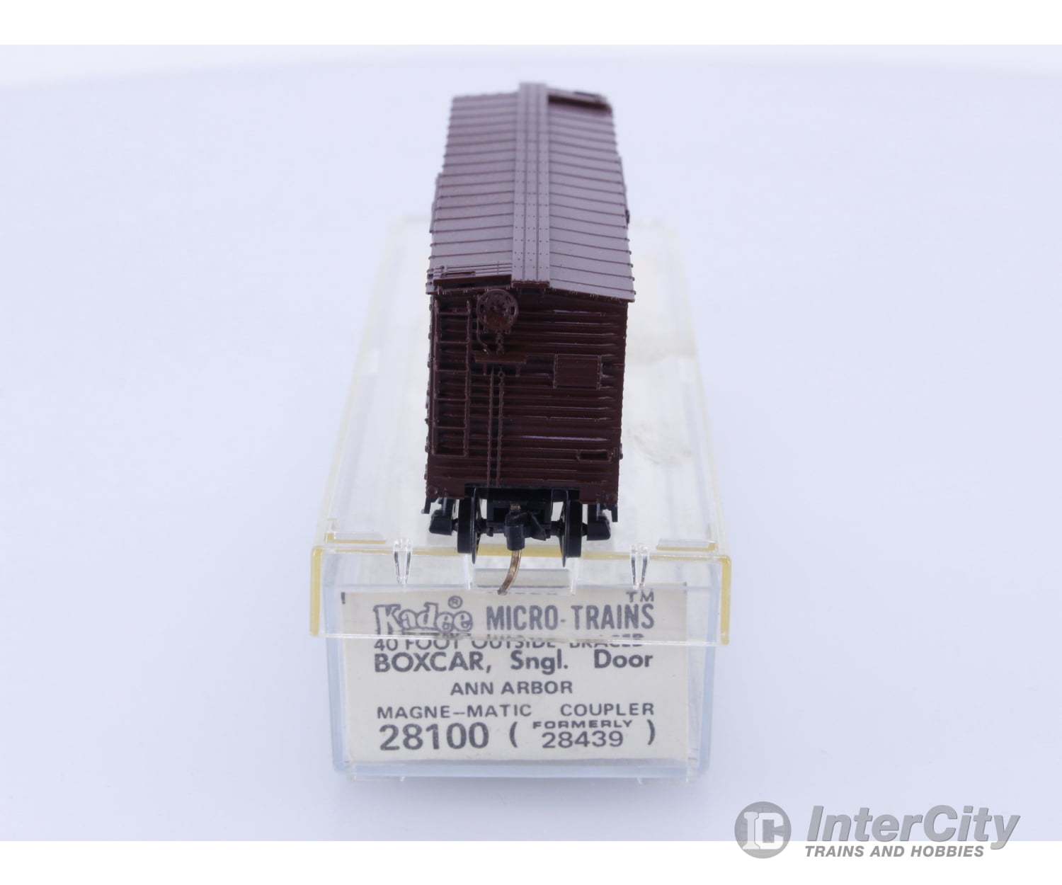 Micro Trains 28100 N Boxcar 40’ Wood Sheathed Outside Braced Ann Arbor AA 73830 Freight Cars