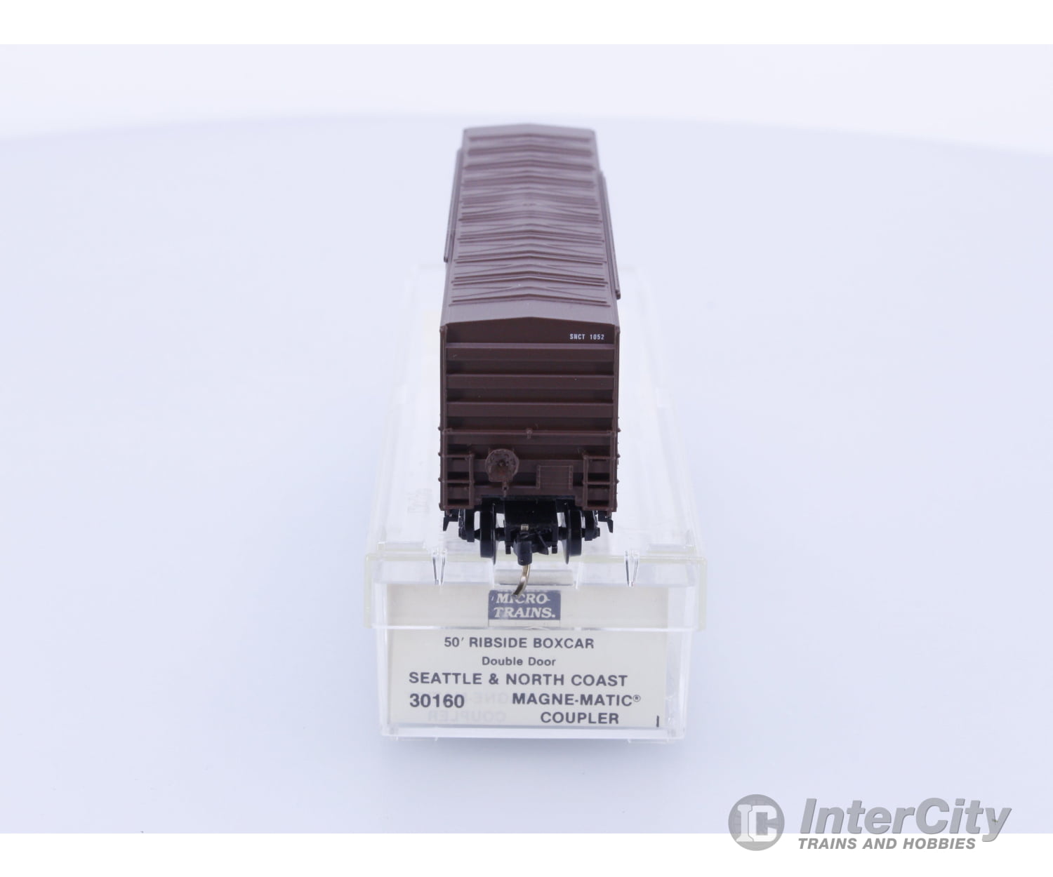 Micro Trains 30160 N 50’ Rib Side Box Car Double Door Seattle and North Coast 1052 Freight Cars