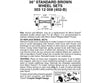 Micro Trains 312008 36’ Standard Wheelsets (Nonmagnetic) - Brown Axles Pkg(48) Parts