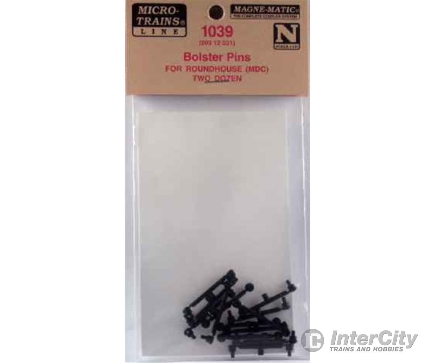 Micro Trains 312031 Bolster Pins - For Conversion Of Roundhouse Products Pkg(24) Parts