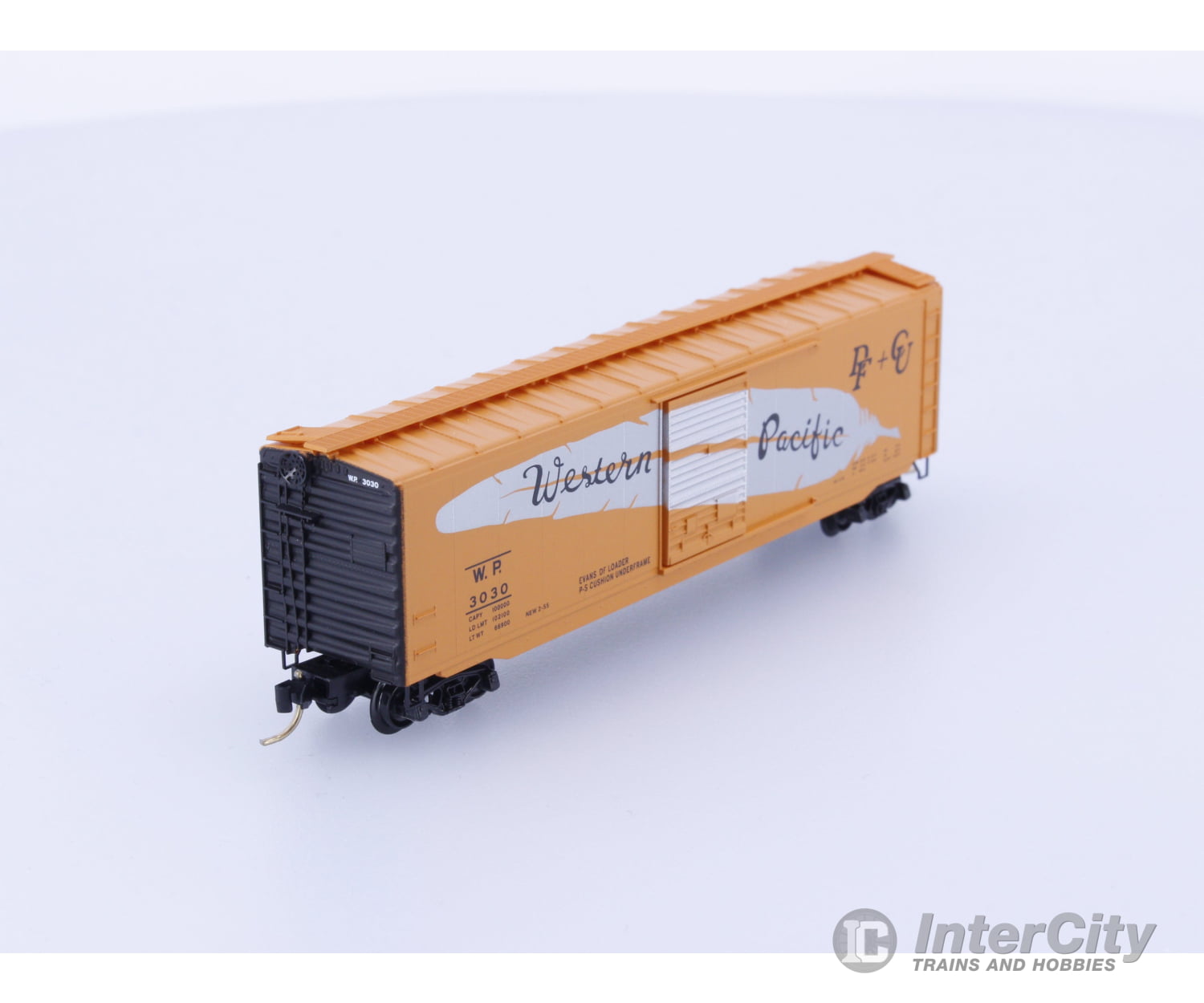 Micro Trains 31290 N Boxcar 50’ PS-1 Western Pacific (WP) 3030 Freight Cars