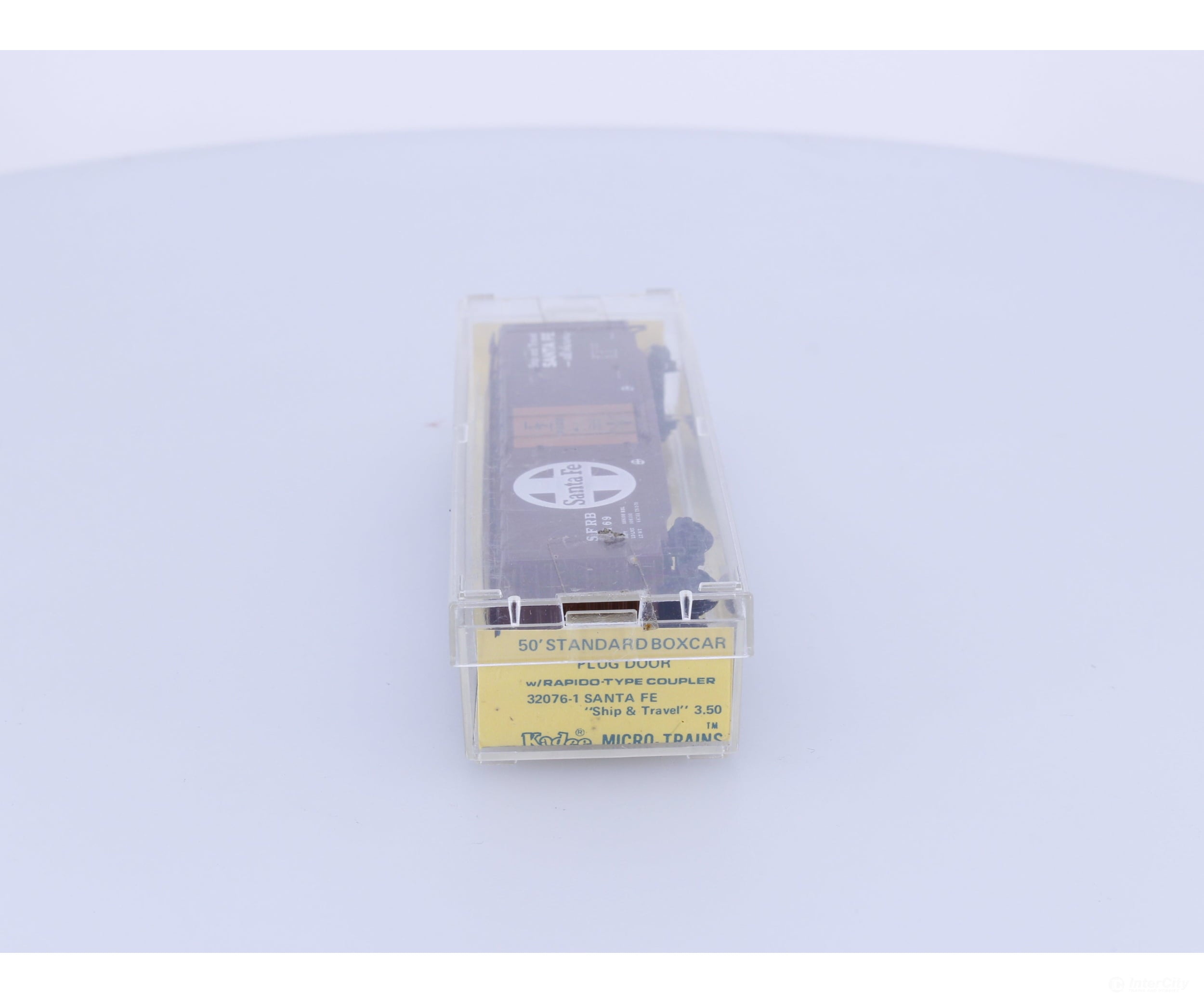 Micro Trains 32076-1 N 50’ Standard Box Car Plug Door Santa Fe (SF) 6169 Freight Cars