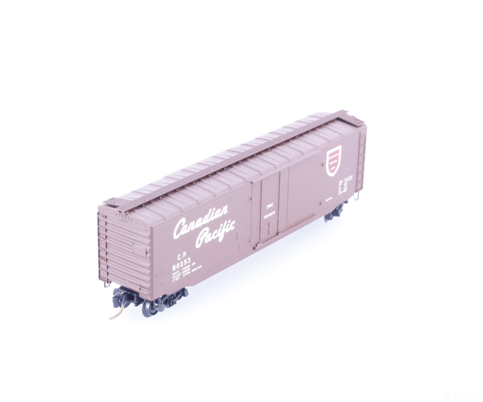 Micro Trains 32170 N 50’ Plug Door Boxcar #2 Canadian Pacific (CP) 80253 - Freight Cars