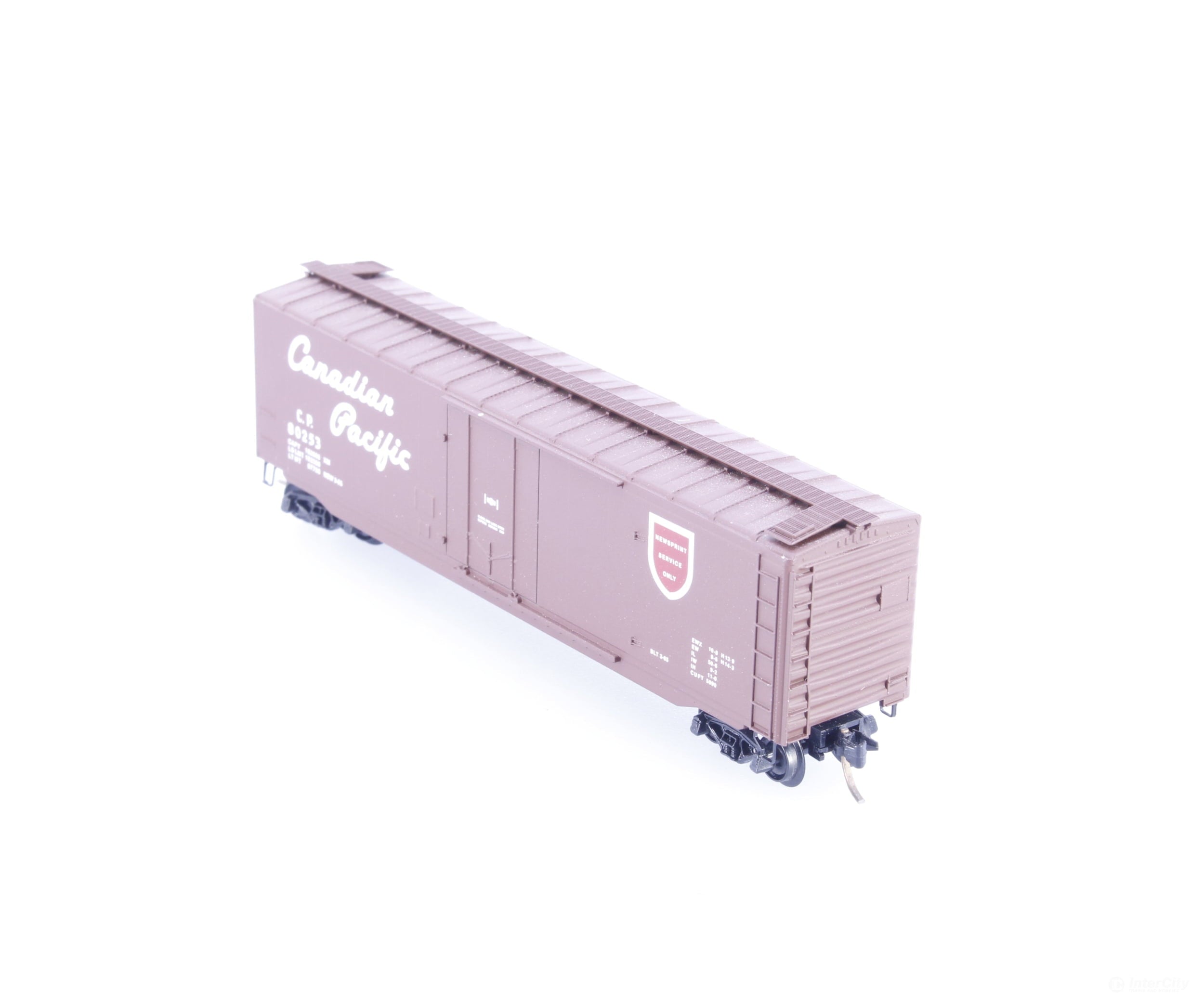 Micro Trains 32170 N 50’ Plug Door Boxcar #2 Canadian Pacific (CP) 80253 - Freight Cars