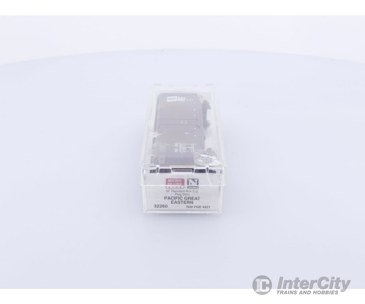 Micro Trains 32260 N Boxcar 50’ Steel Plug Door Pacific Great Eastern (PGE) 4521 (#4) Freight Cars