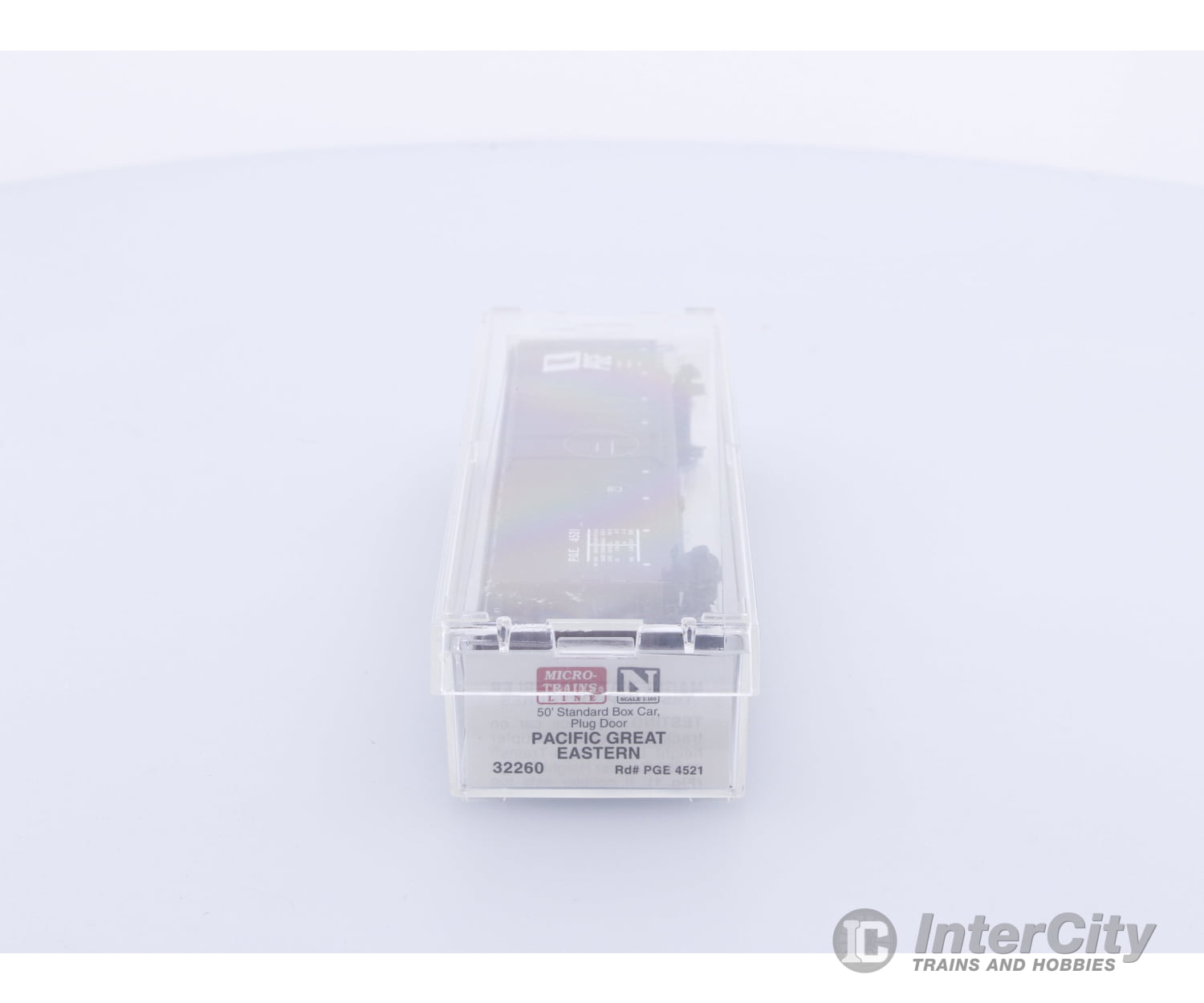 Micro Trains 32260 N Boxcar 50’ Steel Plug Door Pacific Great Eastern (PGE) 4521 (#5) Freight Cars
