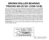 Micro Trains 325031 Roller-Bearing Trucks - With Short Extended Couplers (Brown) 10 Pairs &