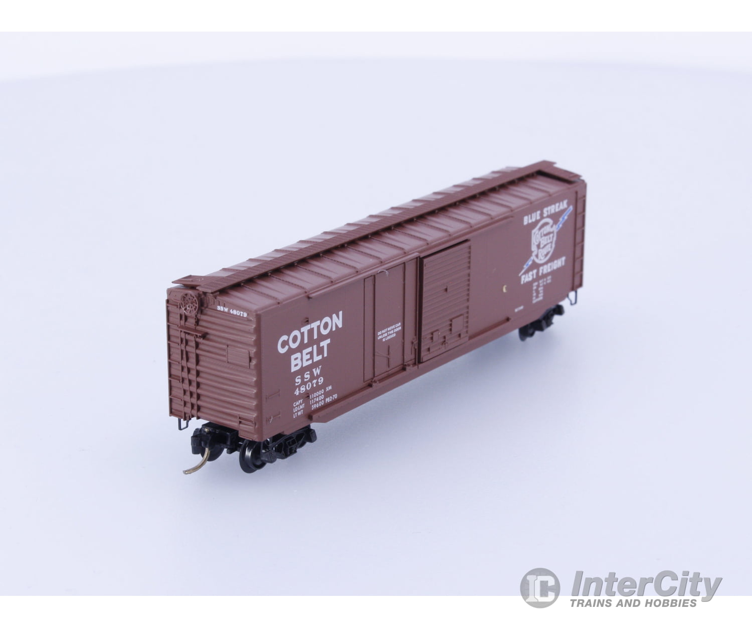 Micro Trains 33060 N Boxcar 50’ Steel Cotton Belt SSW 48079 Freight Cars