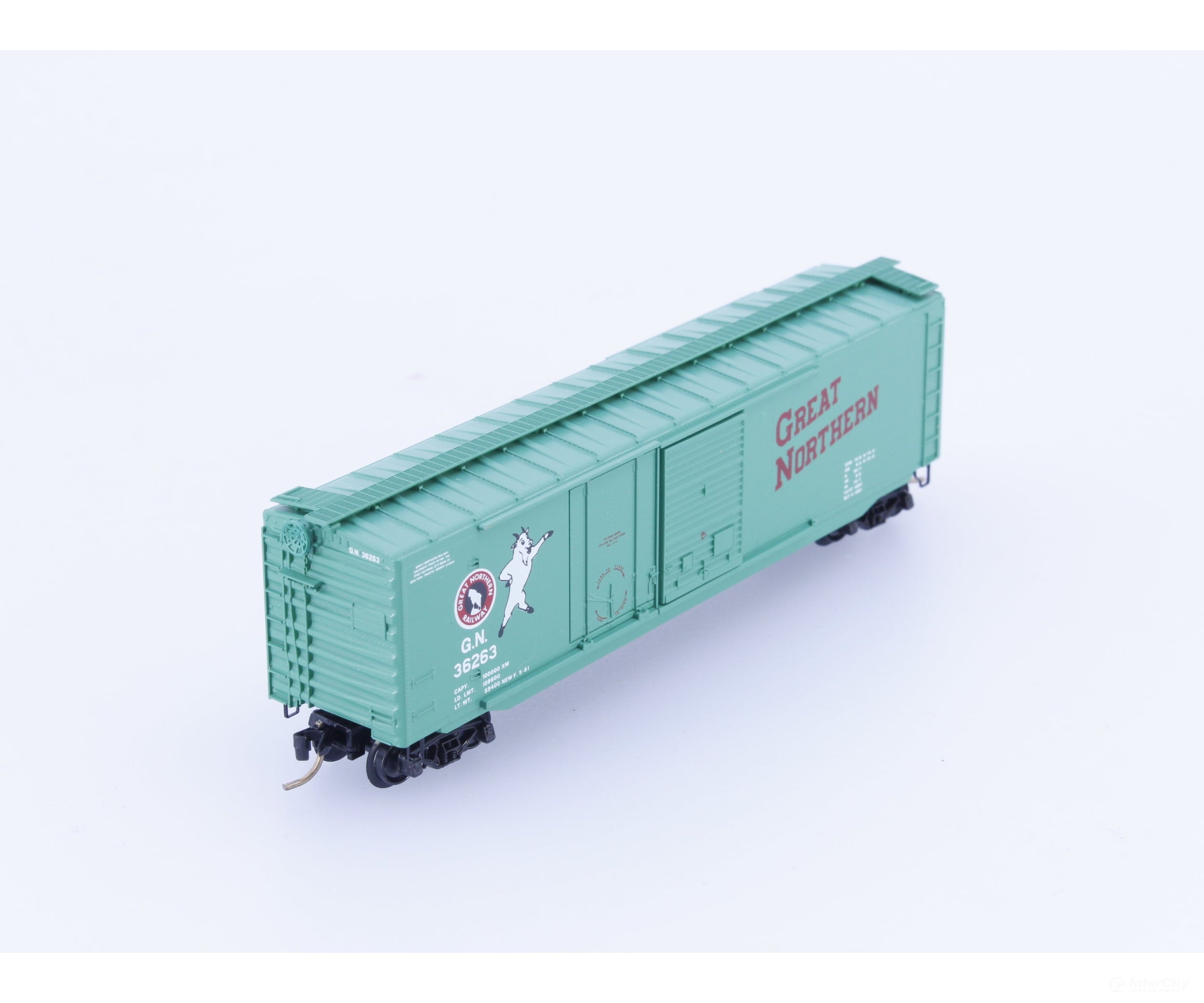 Micro Trains 33120 N 50’ Standard Box Car Plug Door Great Northern (GN) 36263 Freight Cars