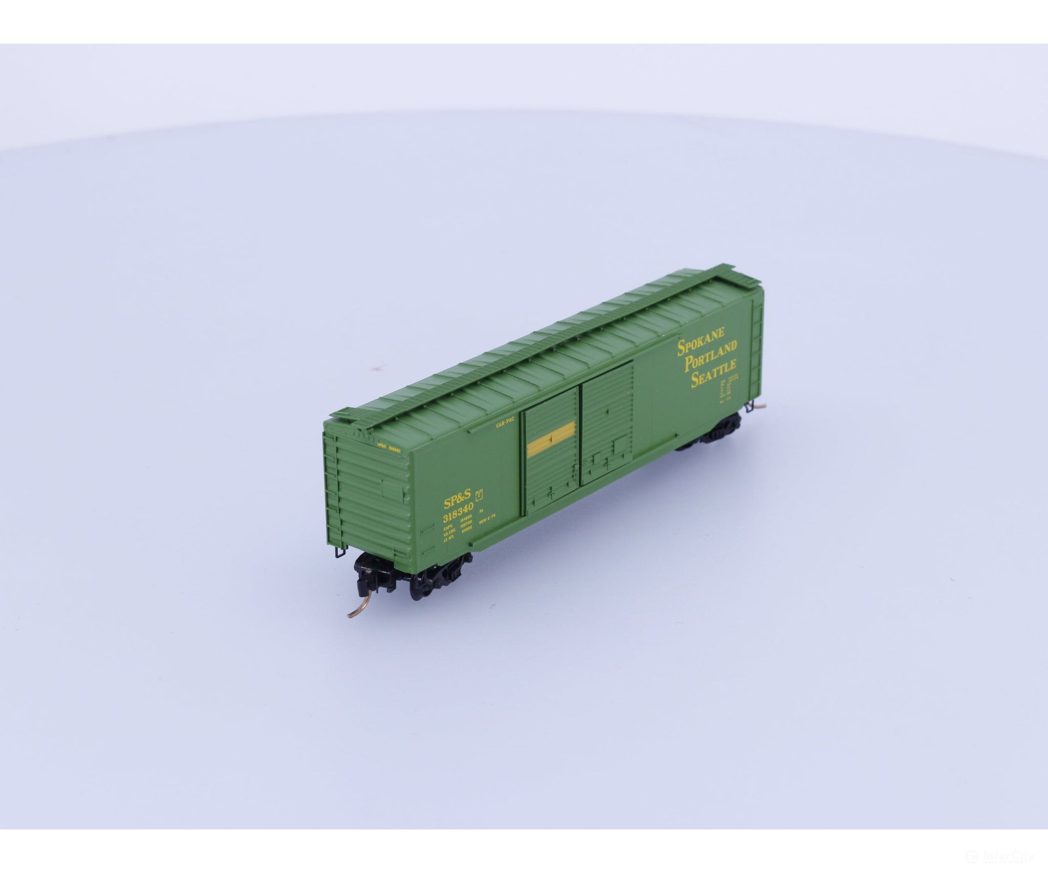 Micro Trains 34040 N Boxcar 50’ Steel Double Door Spokane Portland & Seattle SP&S Spokane Portland and Seattle (SPS)
