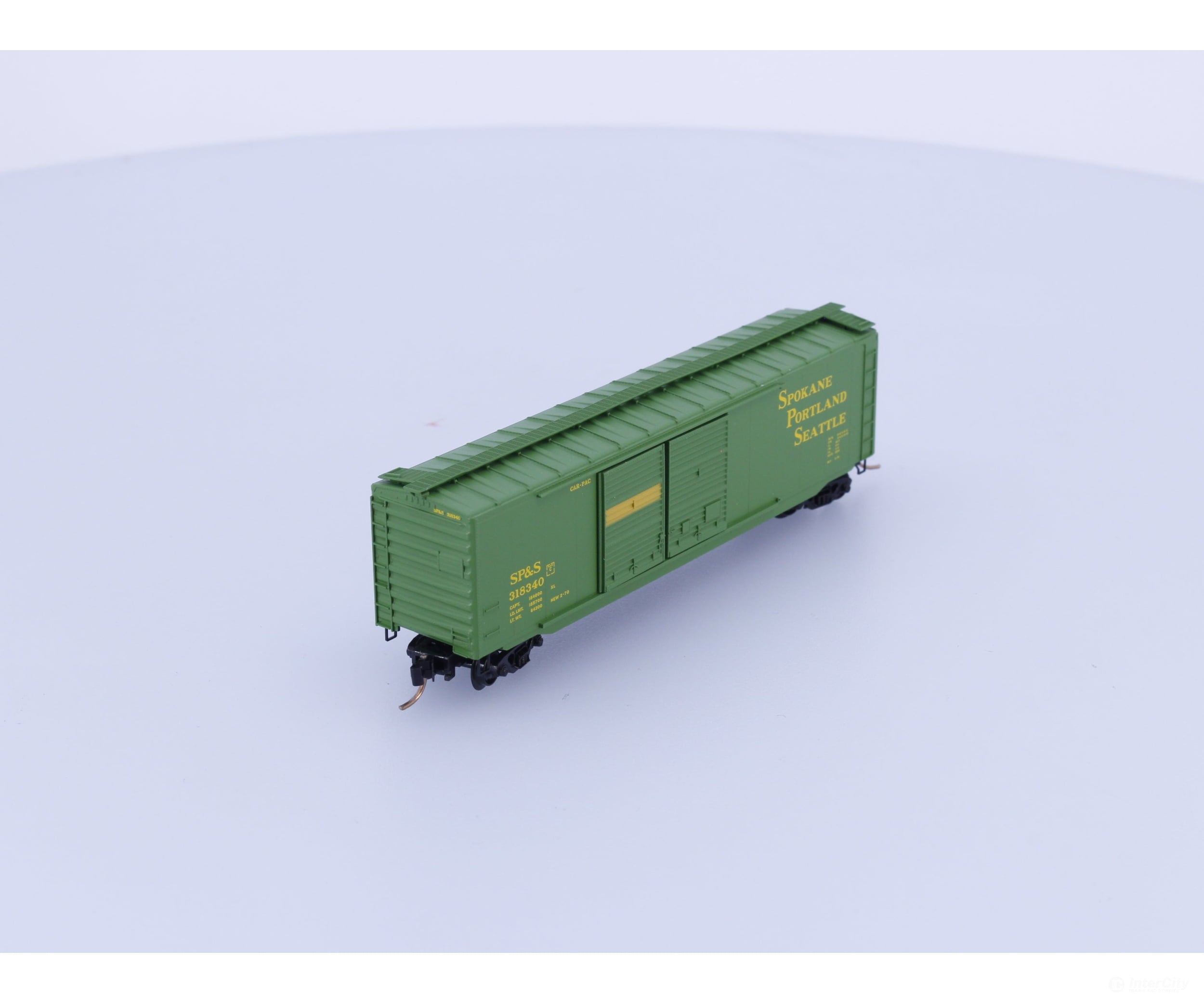 Micro Trains 34040 N Boxcar 50’ Steel Double Door Spokane Portland & Seattle SP&S Spokane Portland and Seattle (SPS)