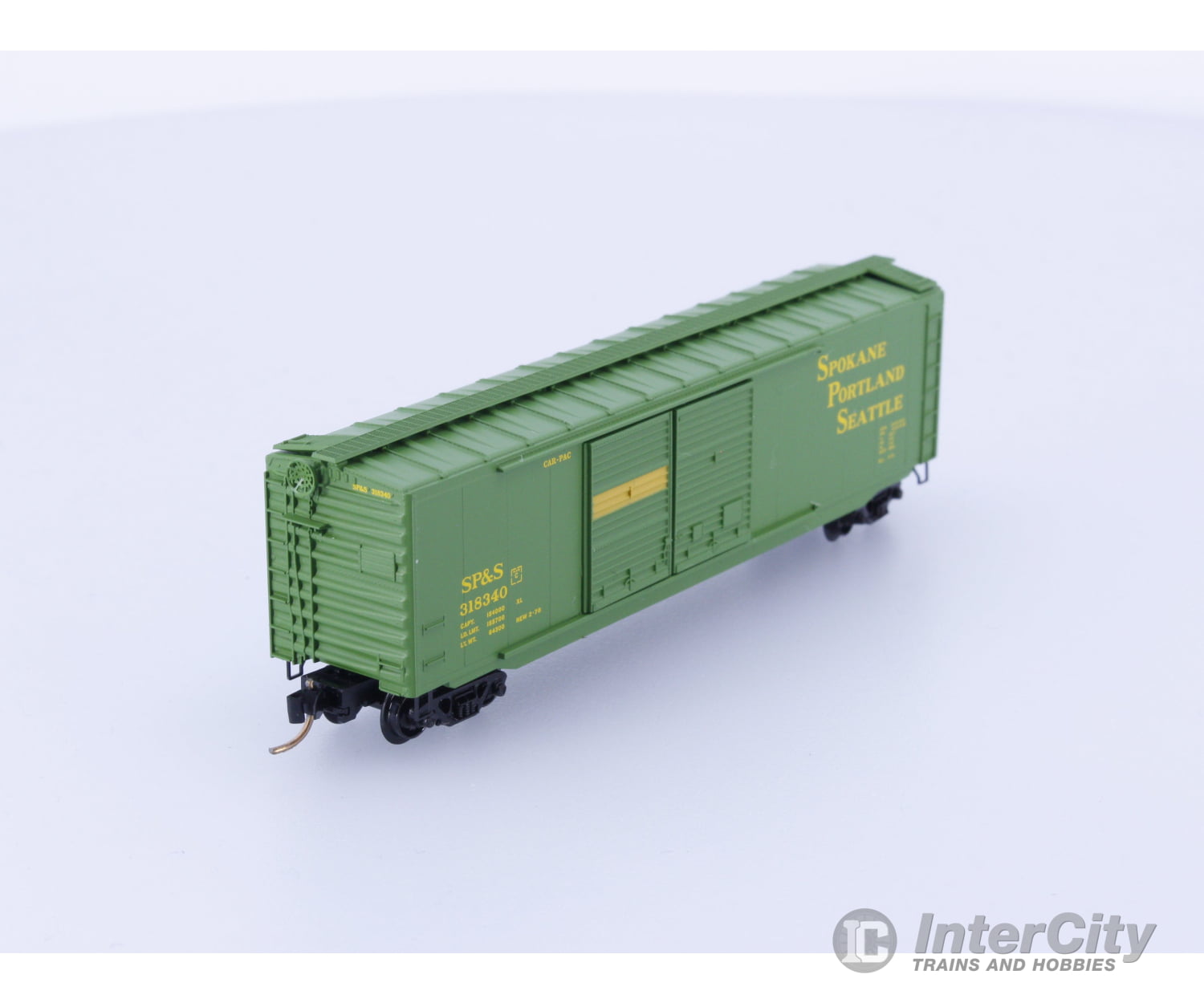 Micro Trains 34040 N Boxcar 50’ Steel Double Door Spokane Portland & Seattle SP&S Spokane Portland and Seattle (SPS)