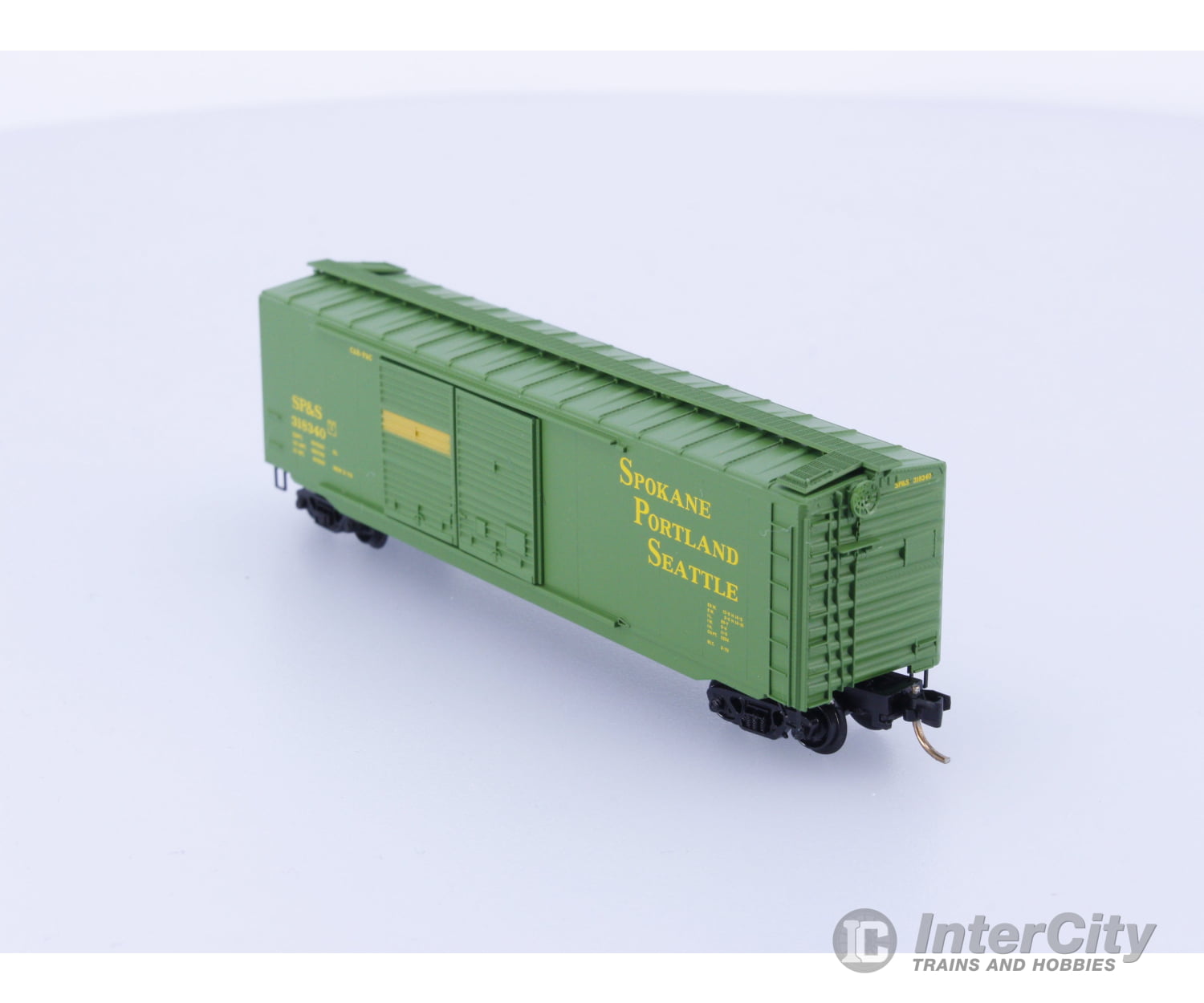 Micro Trains 34040 N Boxcar 50’ Steel Double Door Spokane Portland & Seattle SP&S Spokane Portland and Seattle (SPS)