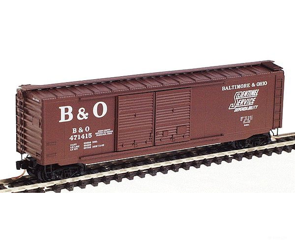 Micro Trains 34070 Nos Micro-Trains Baltimore & Ohio N Scale Standard Box Car - Freight Cars