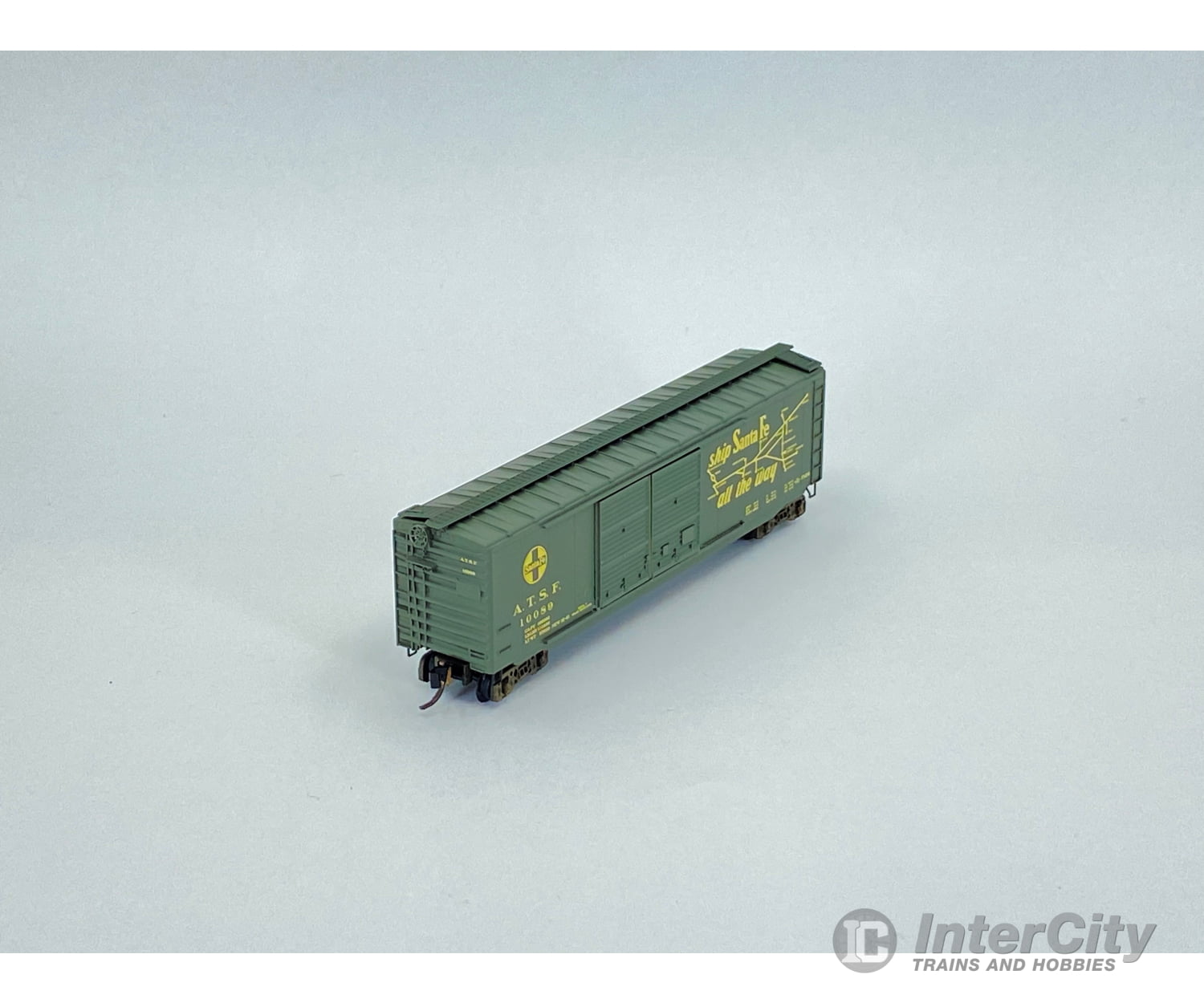 Micro Trains 34240 N 50 Standard Box Car Double Doors Santa Fe (Sf) 10089 Freight Cars