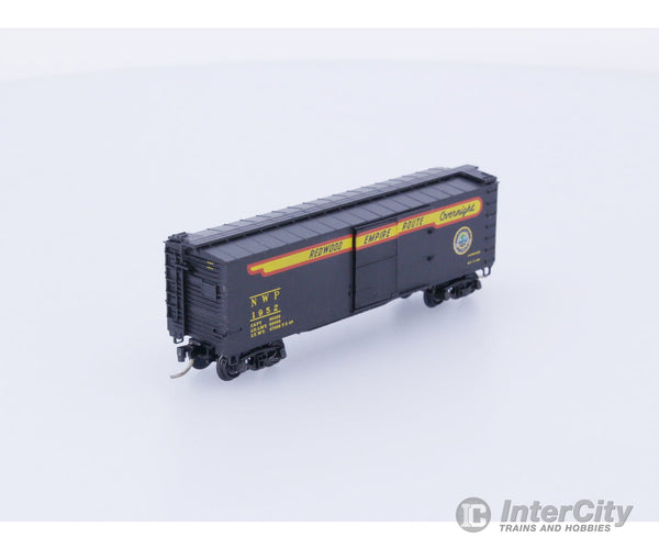 Micro Trains 39100 N Boxcar 40’ Double Wood Sheathed Northwestern Pacific NWP 1952 (#1) Freight Cars