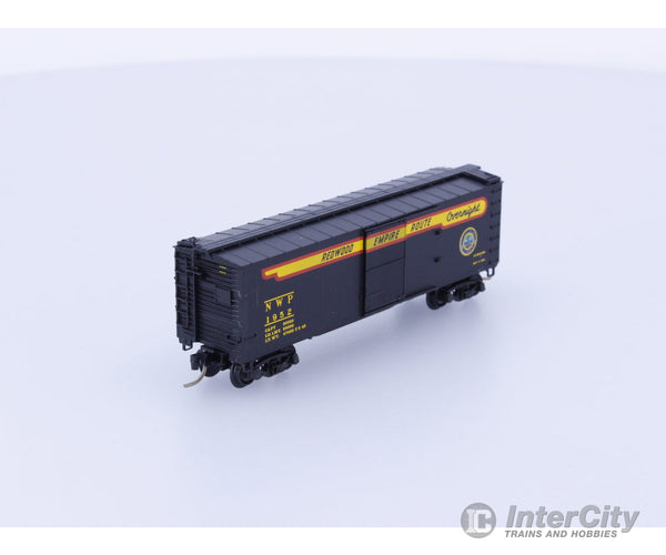 Micro Trains 39100 N Boxcar 40’ Double Wood Sheathed Northwestern Pacific NWP 1952 Freight Cars
