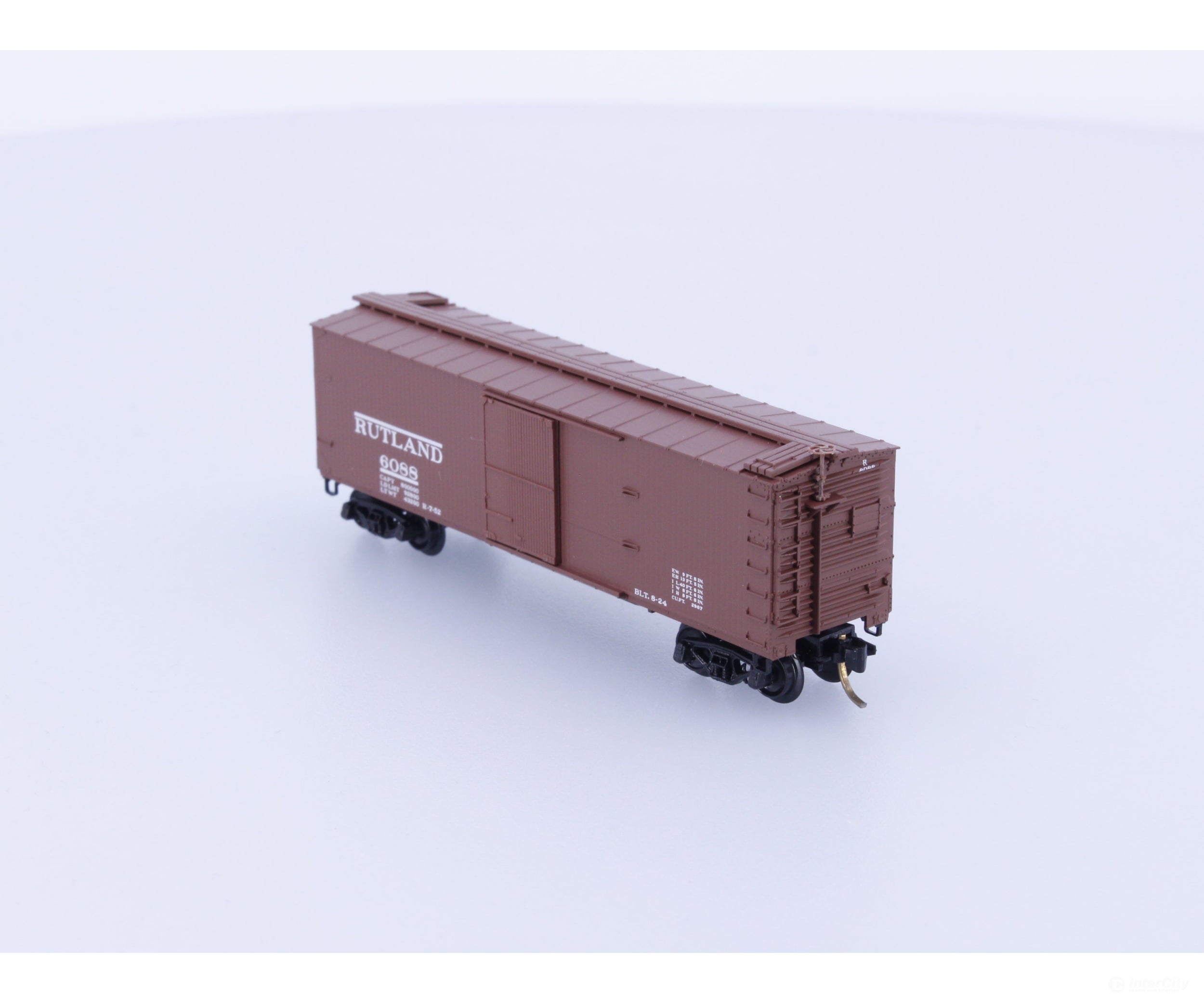 Micro Trains 39130 N Boxcar 40’ Double Wood Sheathed Rutland RUT Rutland Line (RL) 6088 Freight Cars