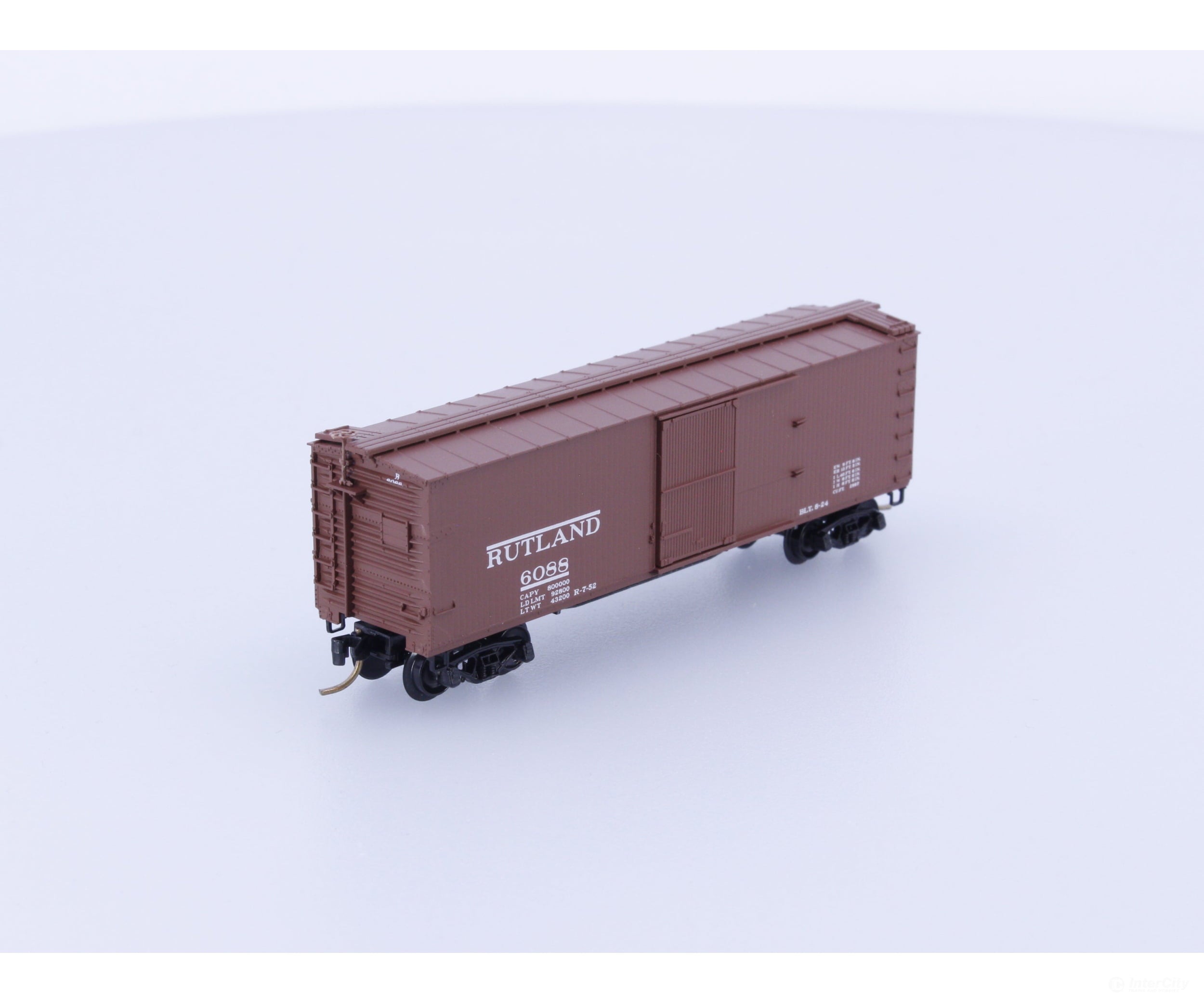 Micro Trains 39130 N Boxcar 40’ Double Wood Sheathed Rutland RUT Rutland Line (RL) 6088 Freight Cars