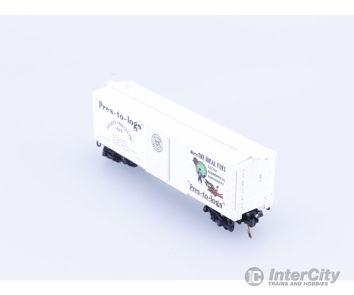 Micro Trains 42060 N 40’ Double Sheathed Wood Boxcar Potlatch Forests 425 Freight Cars