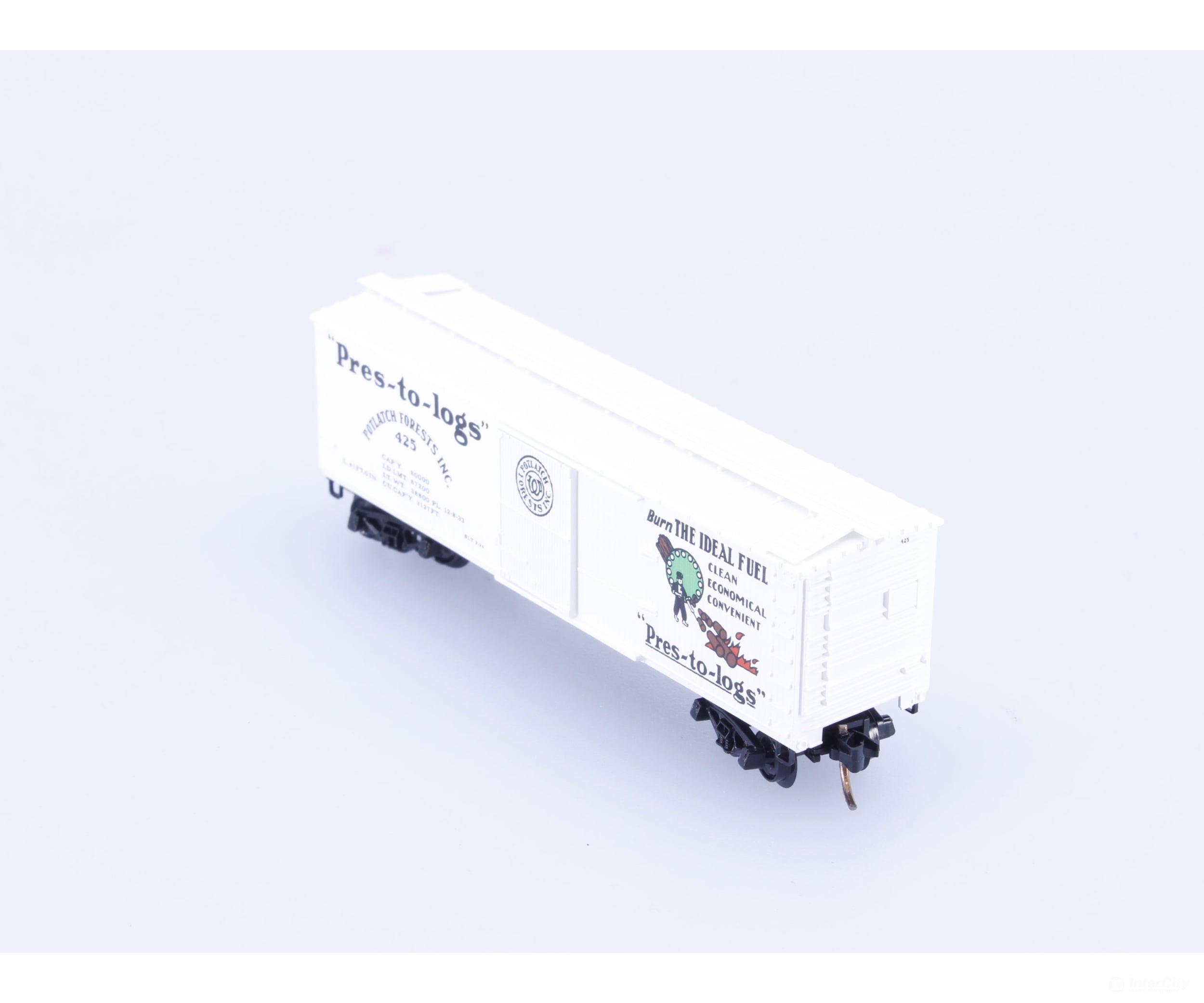 Micro Trains 42060 N 40’ Double Sheathed Wood Boxcar Potlatch Forests 425 Freight Cars