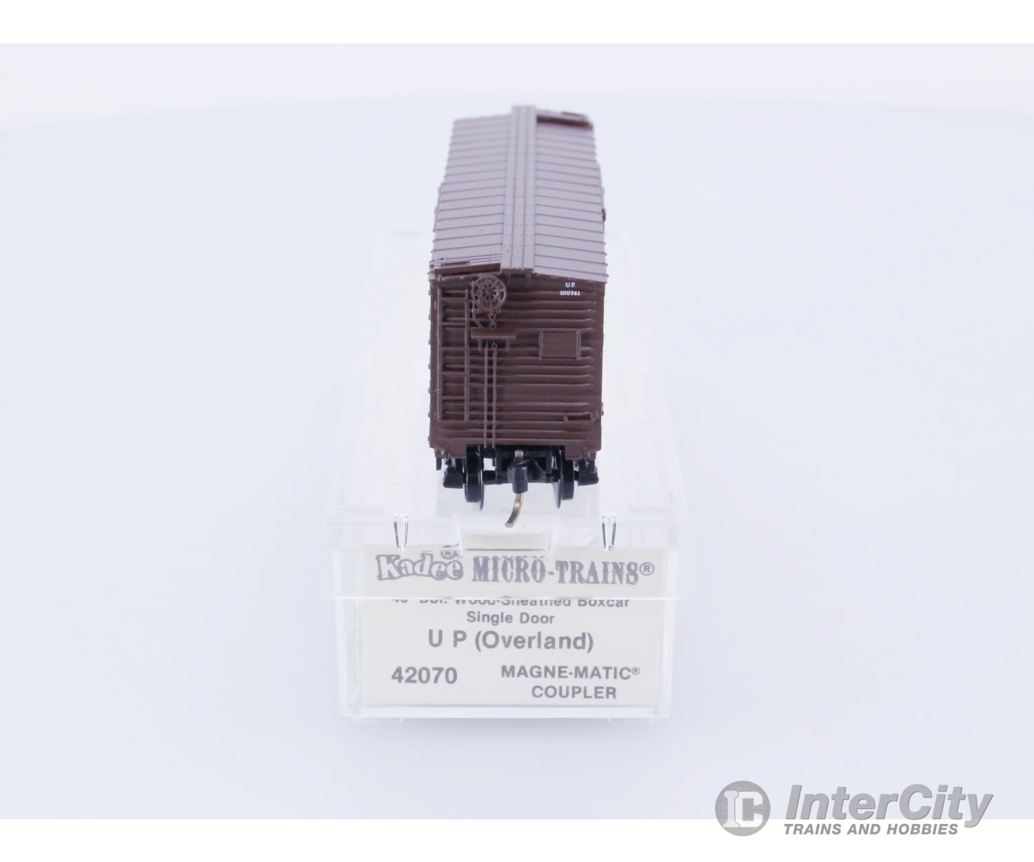 Micro Trains 42070 N Boxcar 40’ Double Wood Sheathed Union Pacific (UP) 100741 Freight Cars