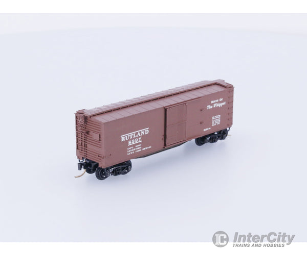 Micro Trains 42560 N Boxcar 40’ Double Wood Sheathed Rutland Rutland Line (RL) 8297 Freight Cars