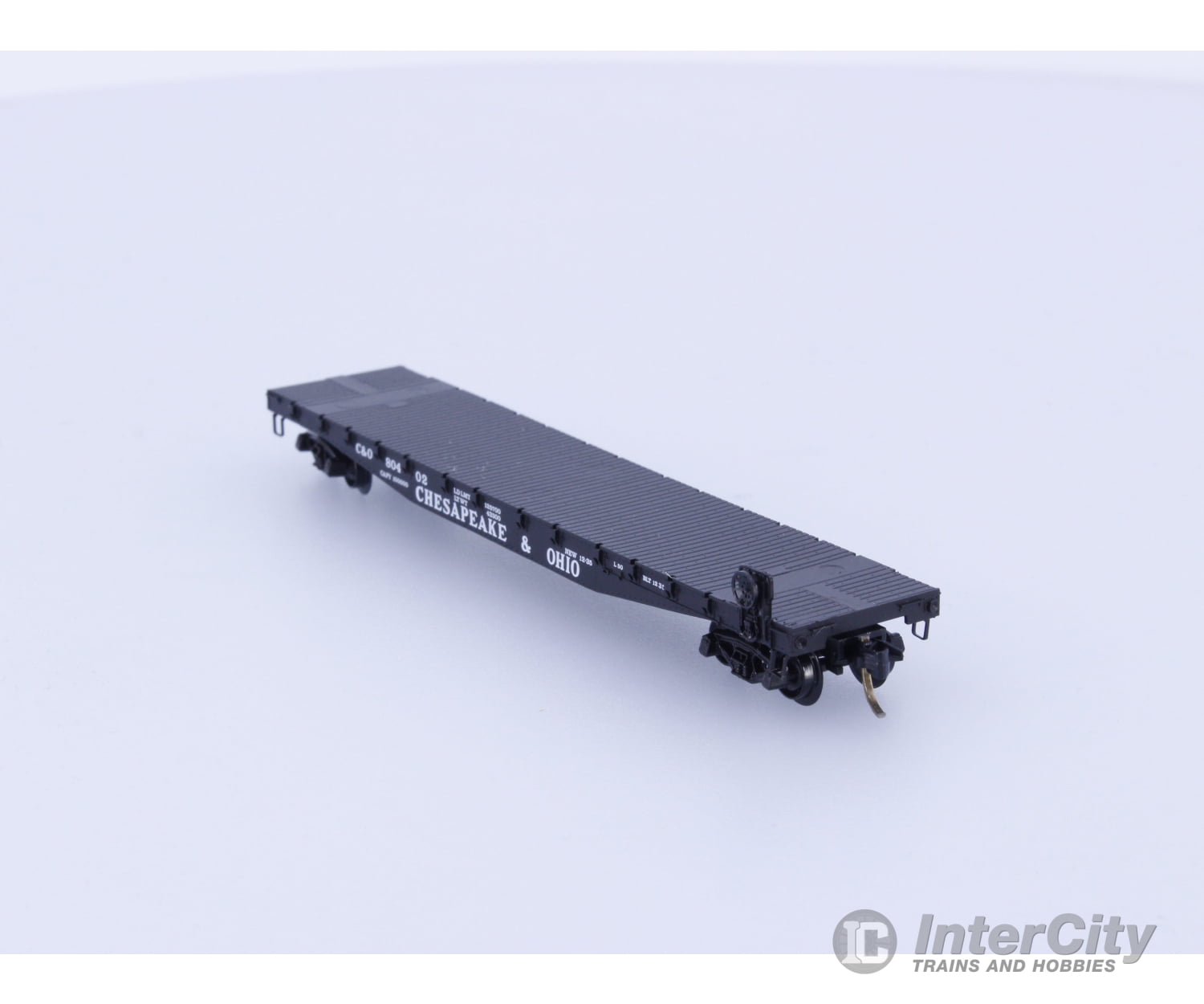 Micro Trains 45100 N Flatcar 50’ Chesapeake & Ohio C&O Chesapeake and Ohio (CO) 80402 (B) Freight Cars