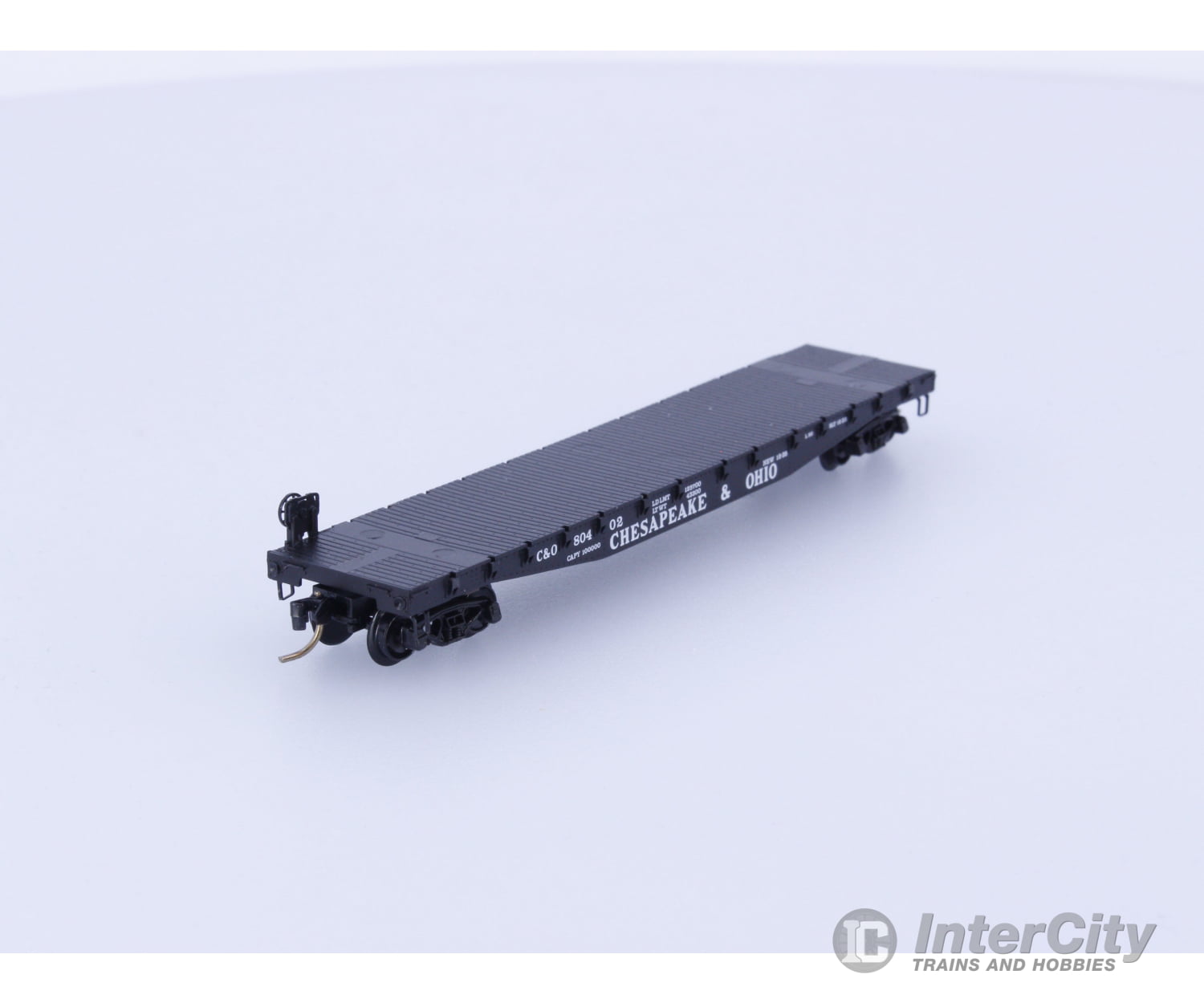 Micro Trains 45100 N Flatcar 50’ Chesapeake & Ohio C&O Chesapeake and Ohio (CO) 80402 (B) Freight Cars